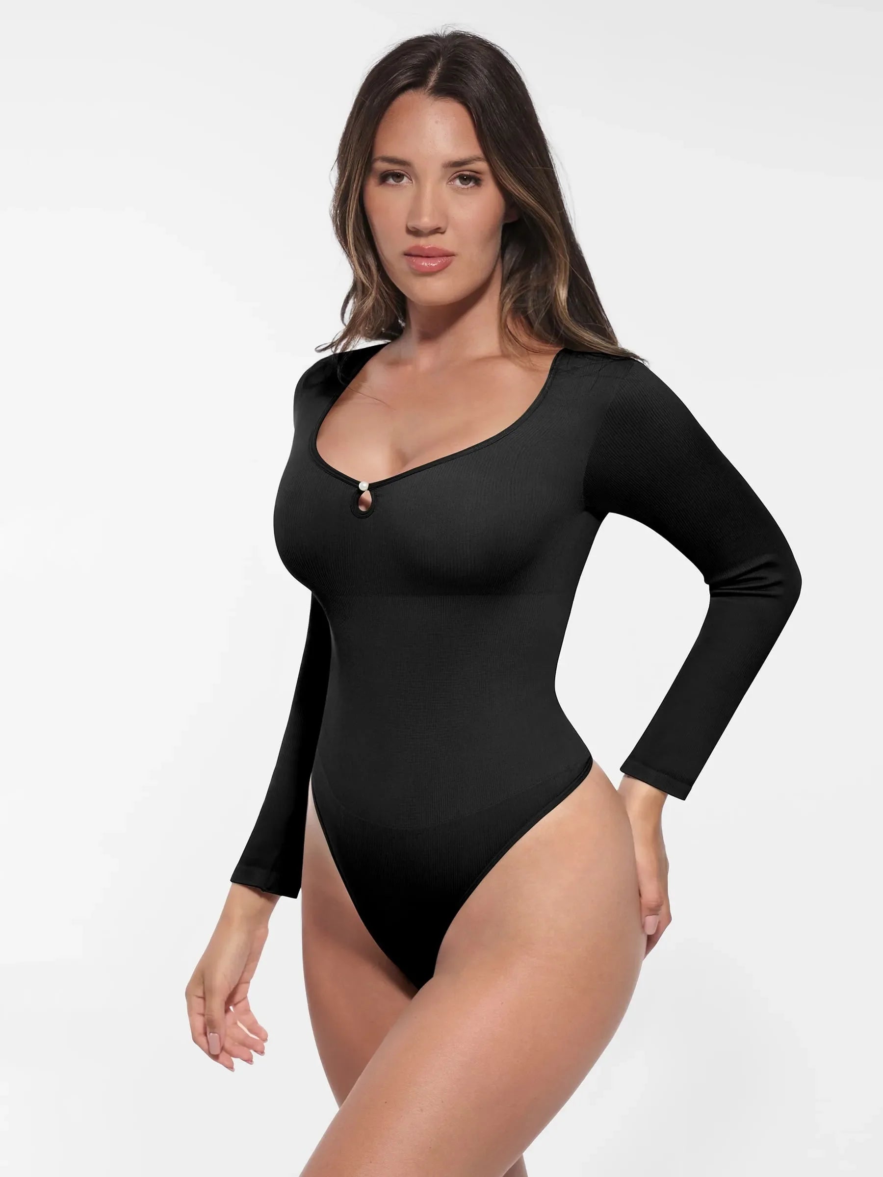 Shapevive Seamless Ribbed Bodysuit