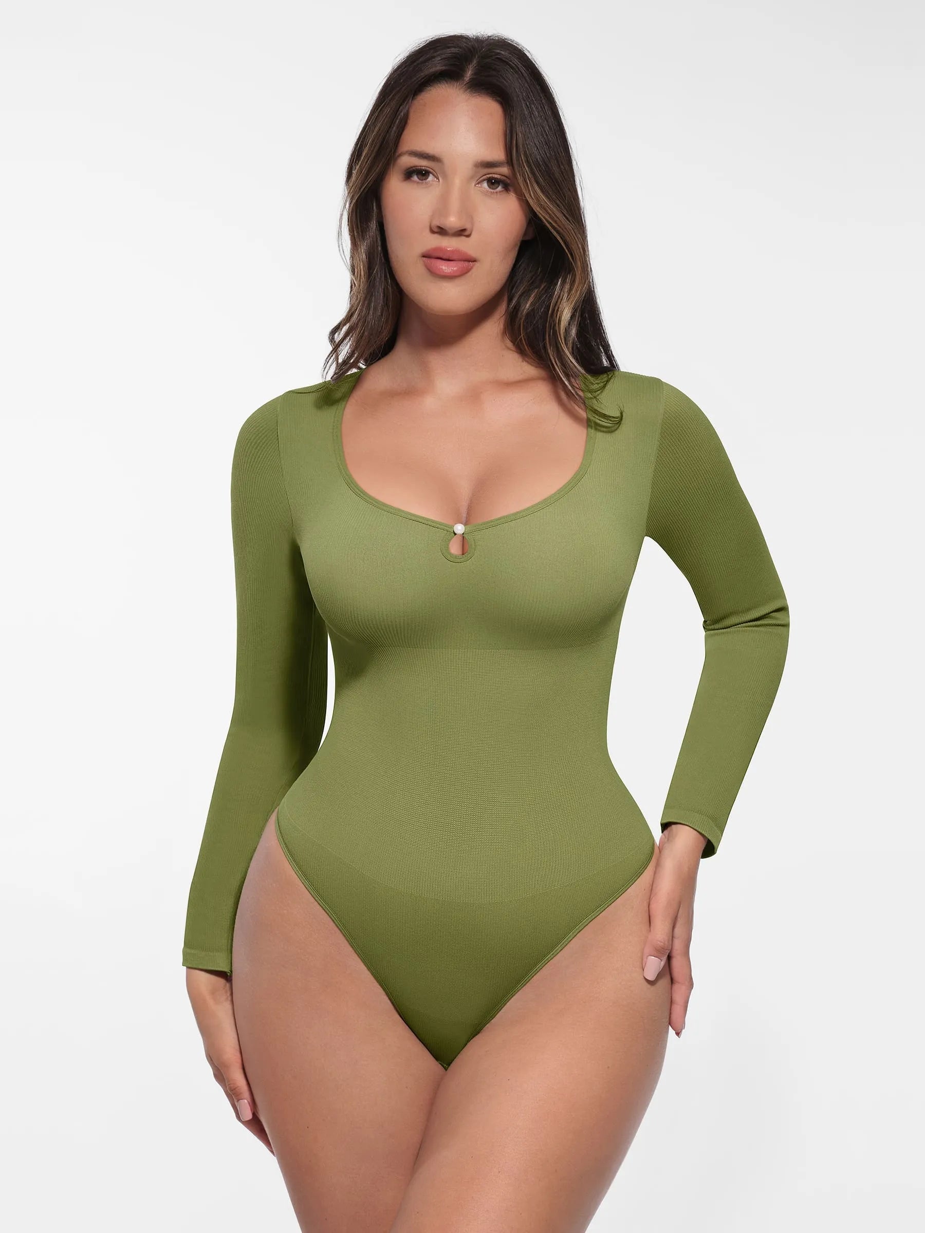 Shapevive Seamless Ribbed Bodysuit