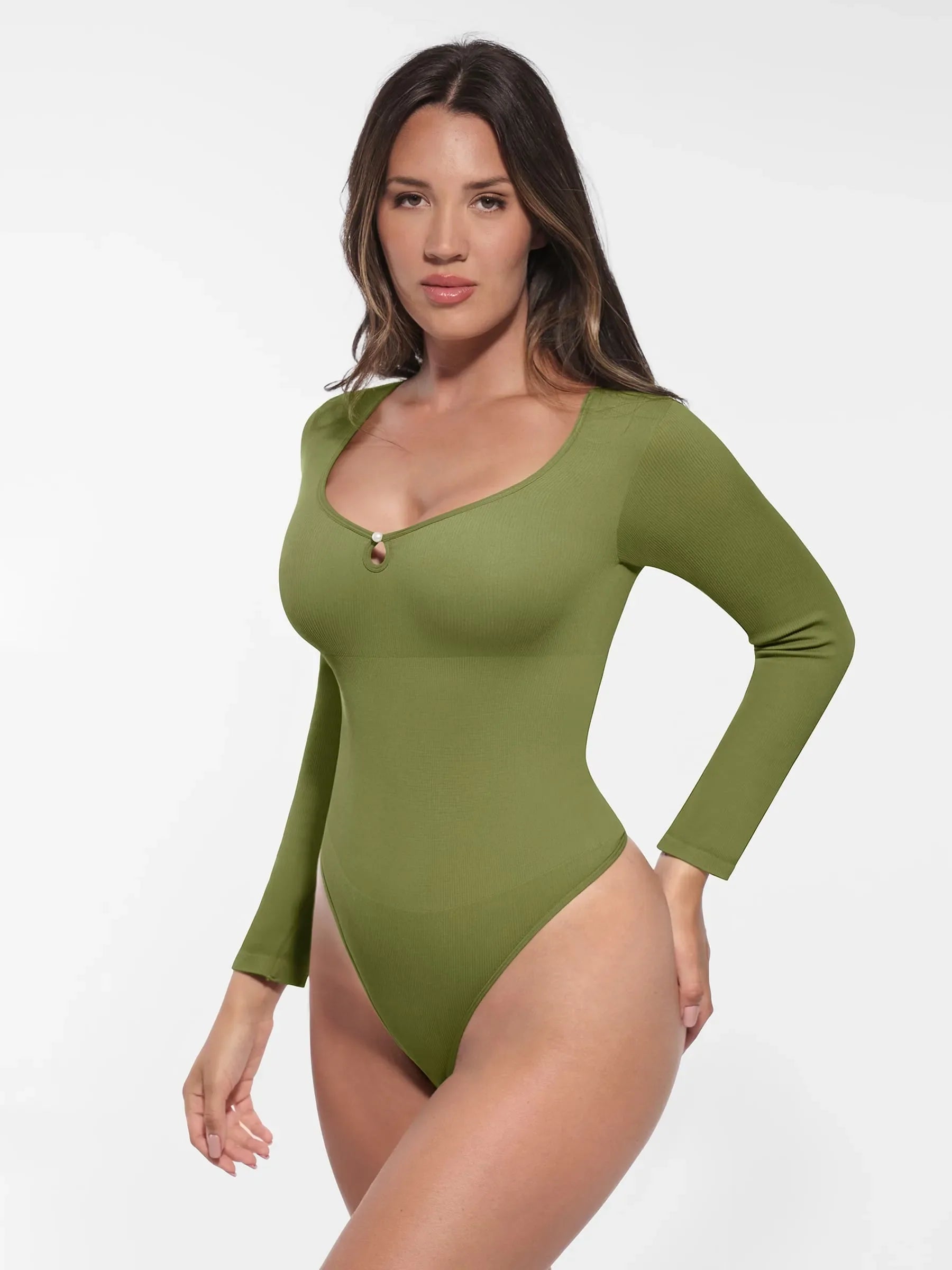 Shapevive Seamless Ribbed Bodysuit