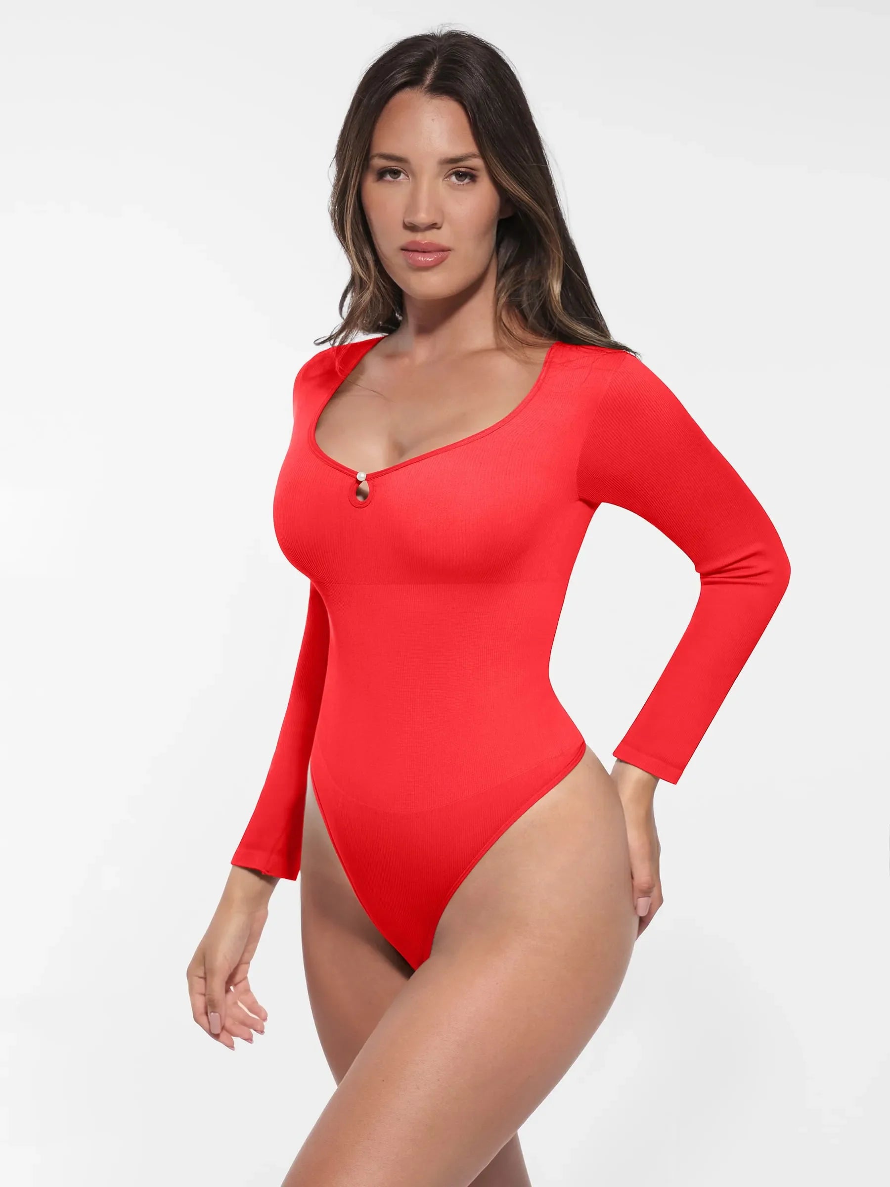 Shapevive Seamless Ribbed Bodysuit