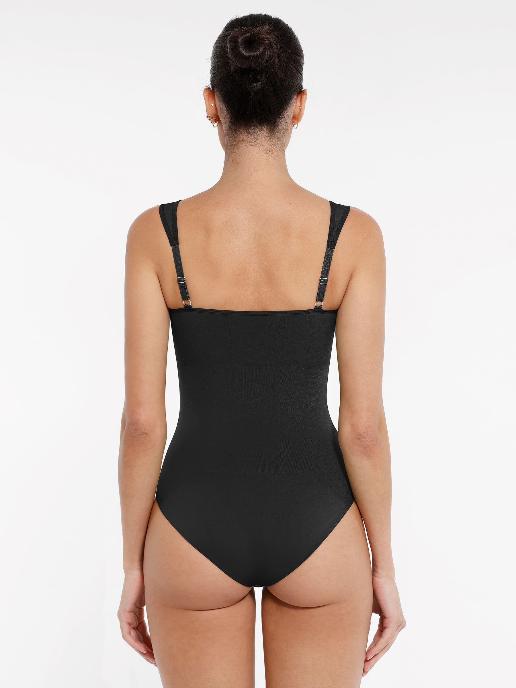Shapevive Seamless Sculpting Diamond Neck Thong Bodysuit