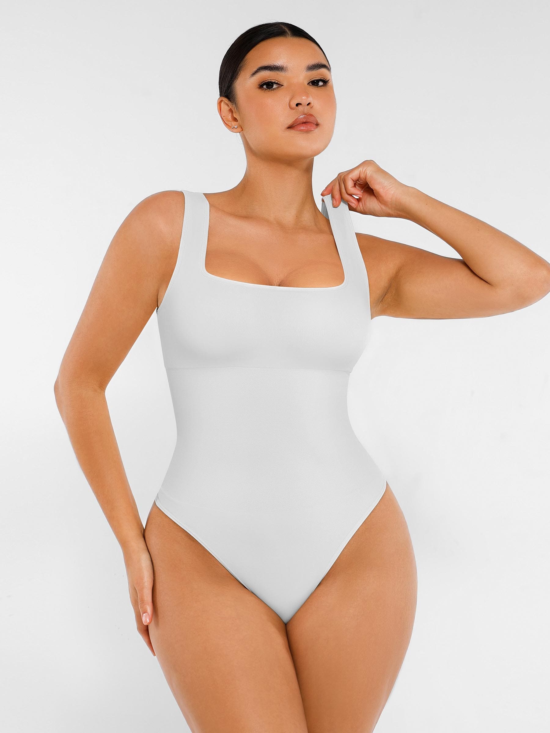Shapevive Seamless Shapewear Thong Bodysuit