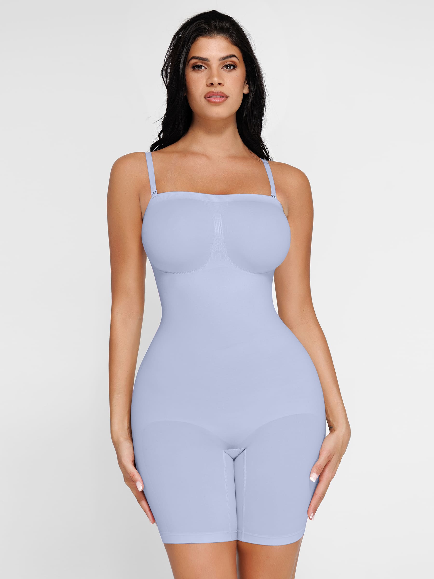 Shapevive Seamless Strapless Bodysuit with Removable Straps