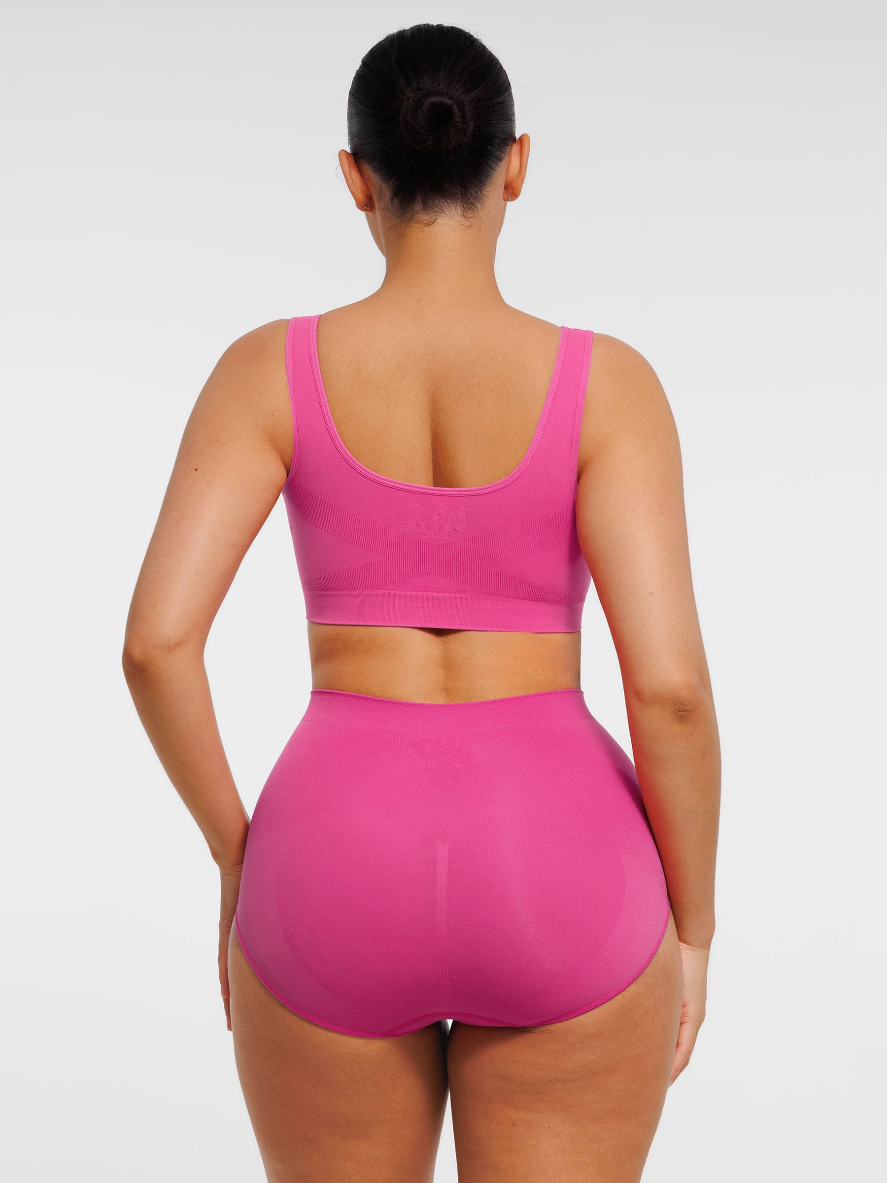 Shapevive Seamless Wide Straps Bra & Seamless Tummy Control Brief Set
