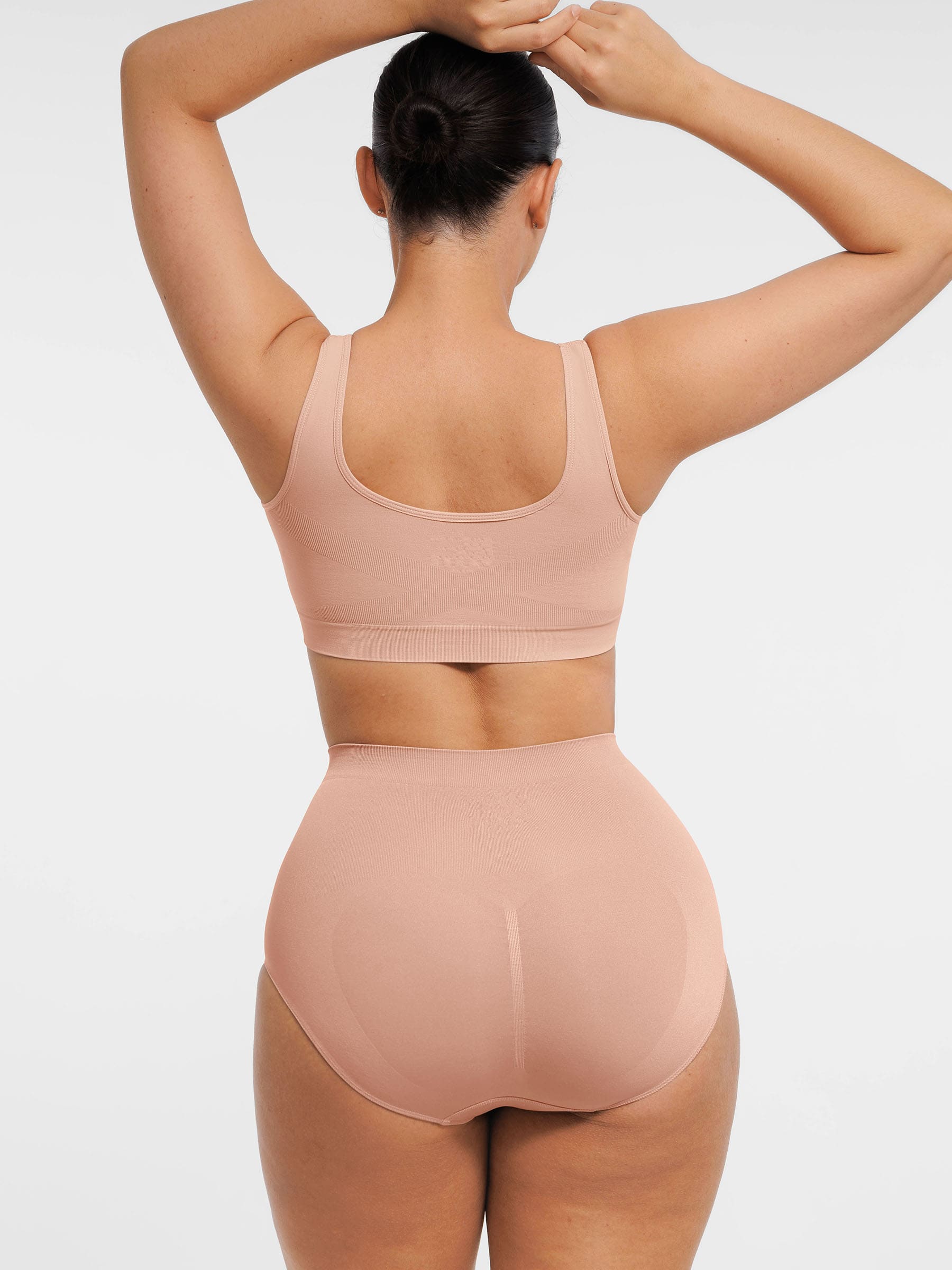 Shapevive Seamless Wide Straps Bra & Seamless Tummy Control Brief Set