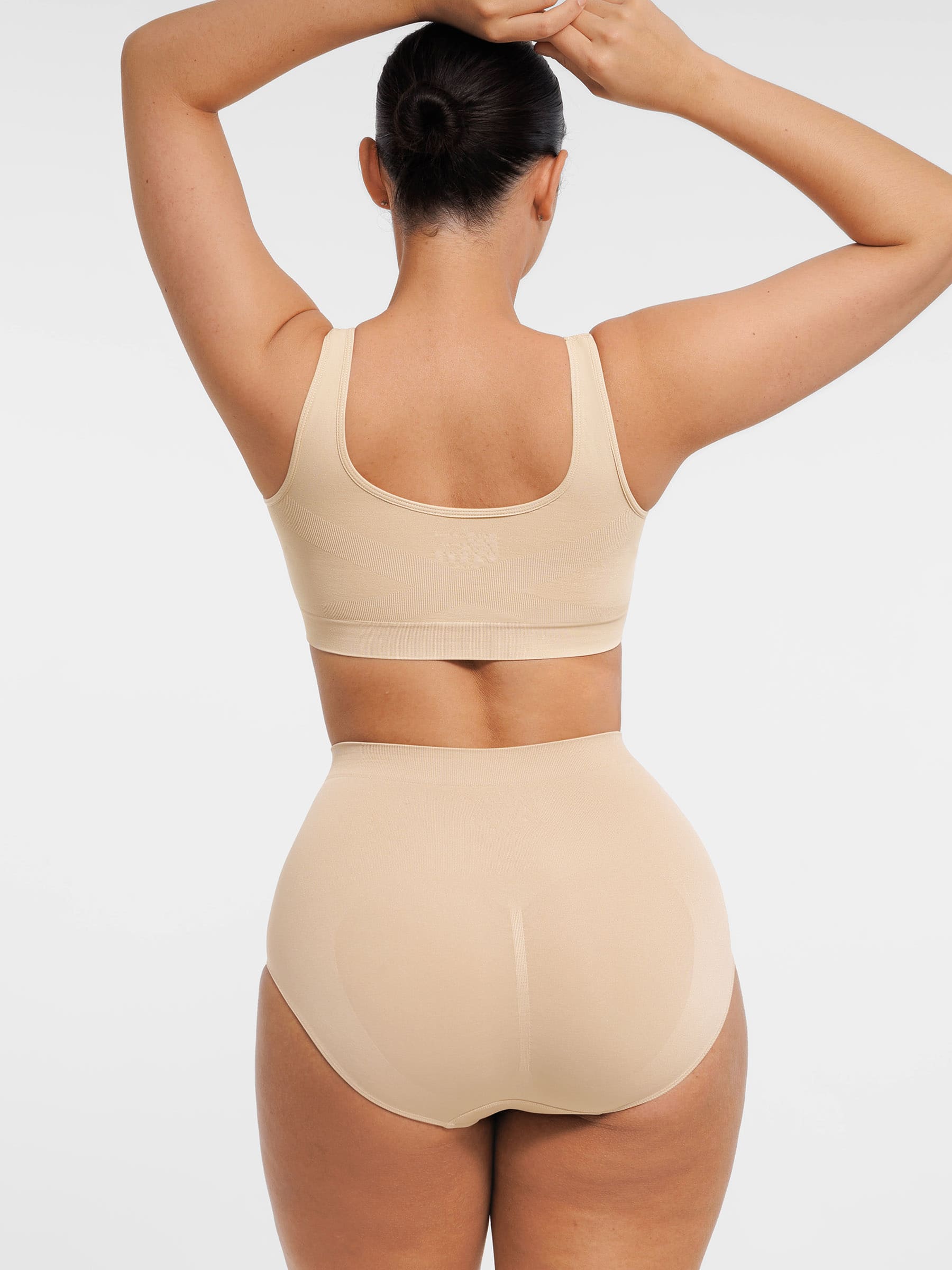 Shapevive Seamless Wide Straps Bra & Seamless Tummy Control Brief Set
