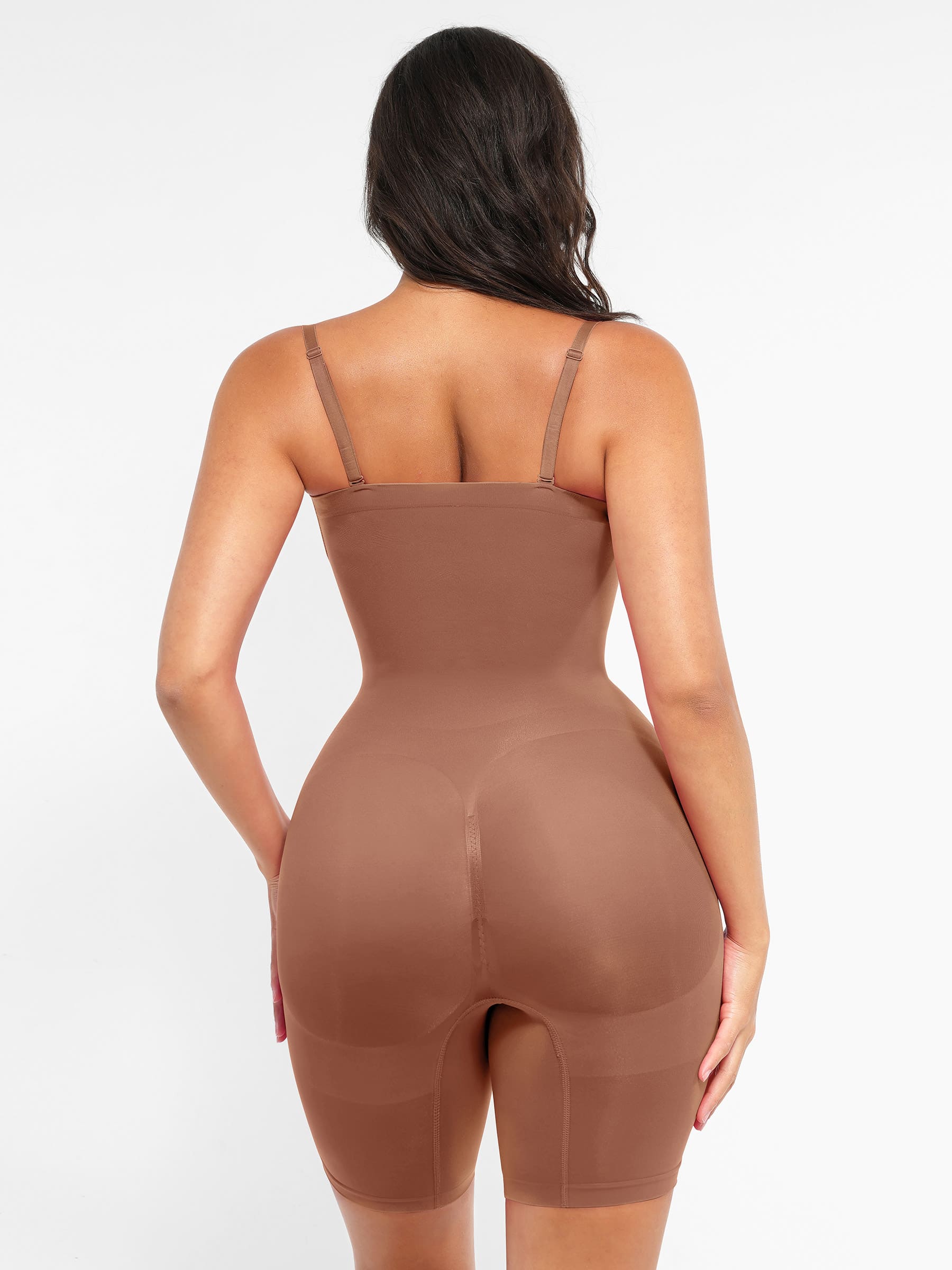 Shapevive Strapless Seamless Bodysuit with Removable Straps