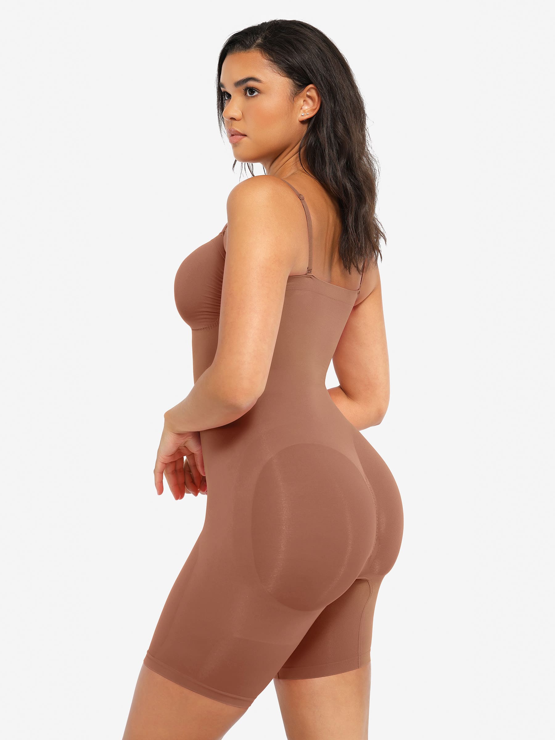 Shapevive Strapless Seamless Bodysuit with Removable Straps