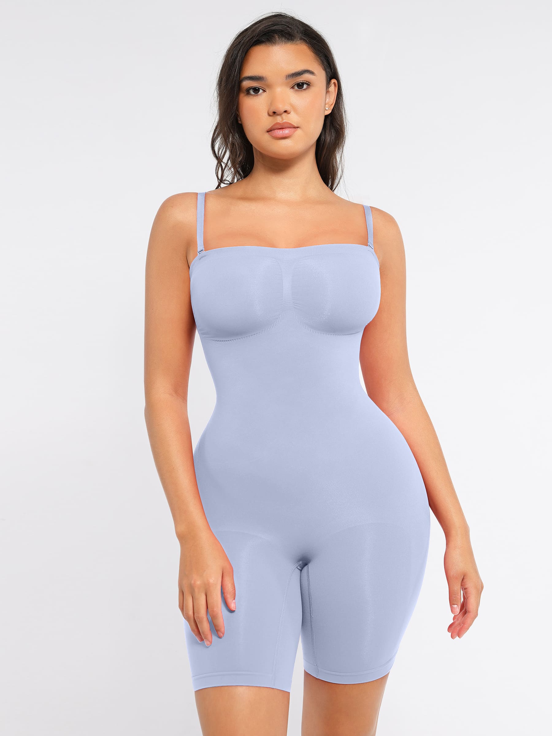 Shapevive Strapless Seamless Bodysuit with Removable Straps