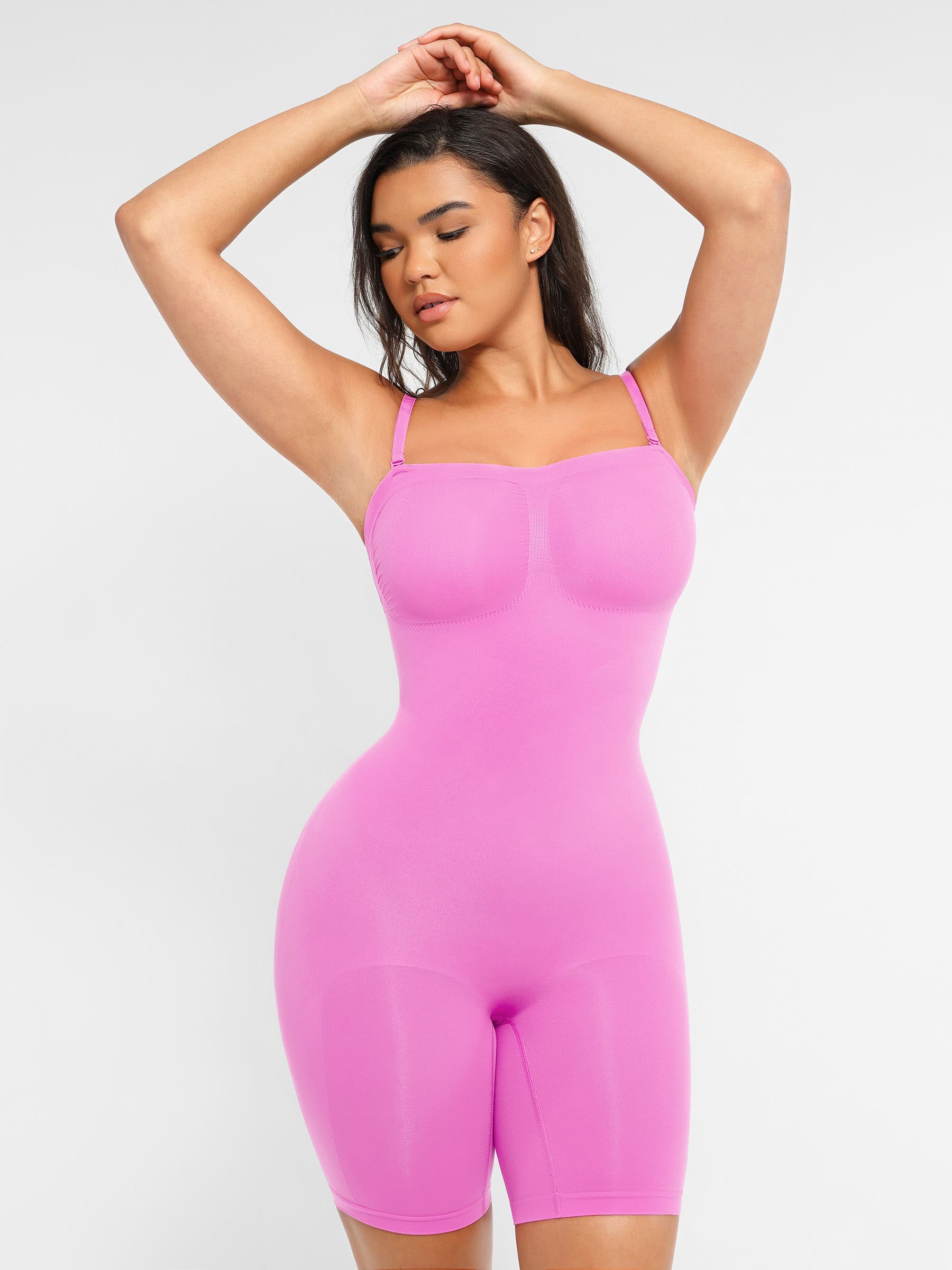 Shapevive Strapless Seamless Bodysuit with Removable Straps
