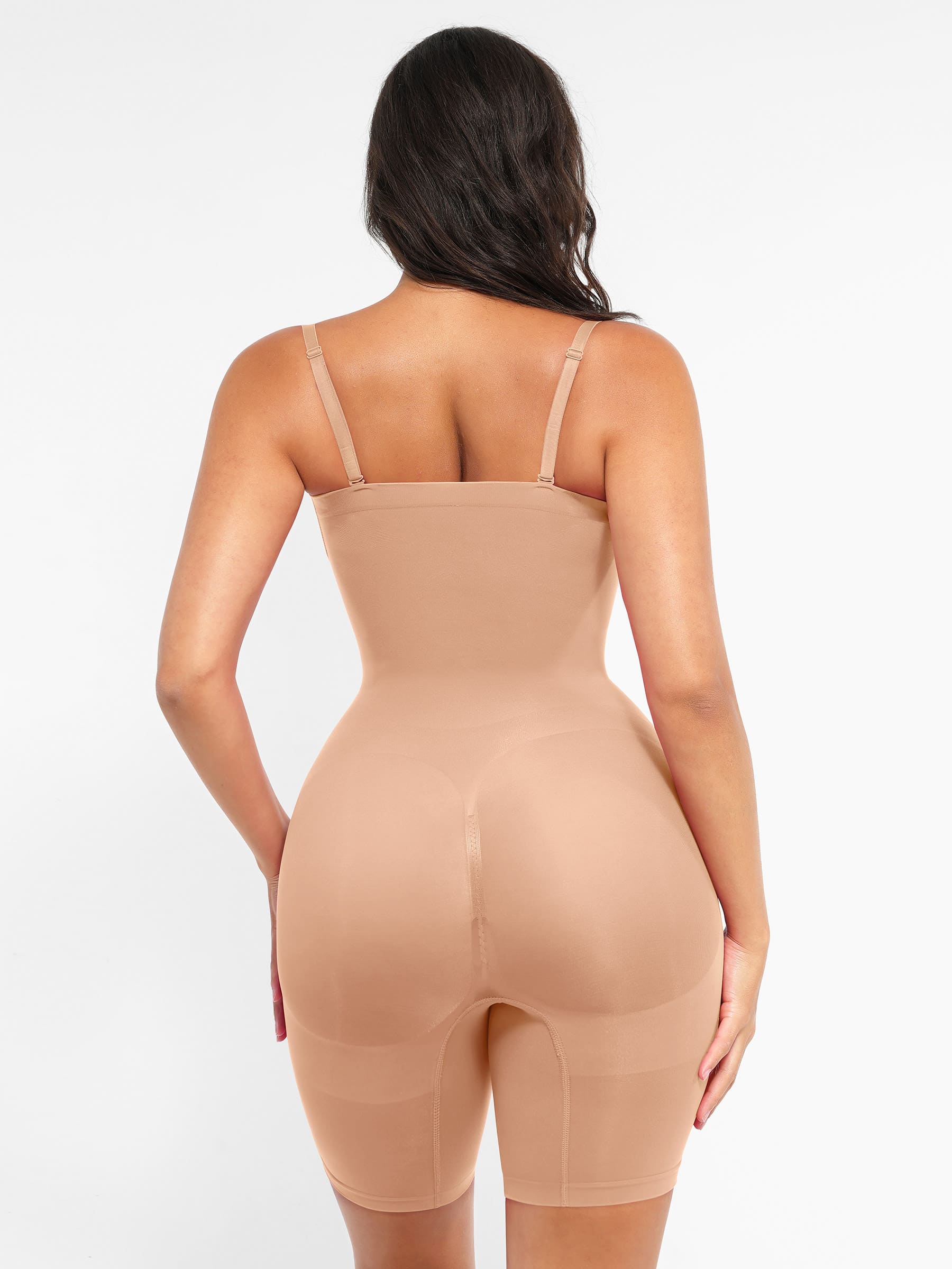 Shapevive Strapless Seamless Bodysuit with Removable Straps