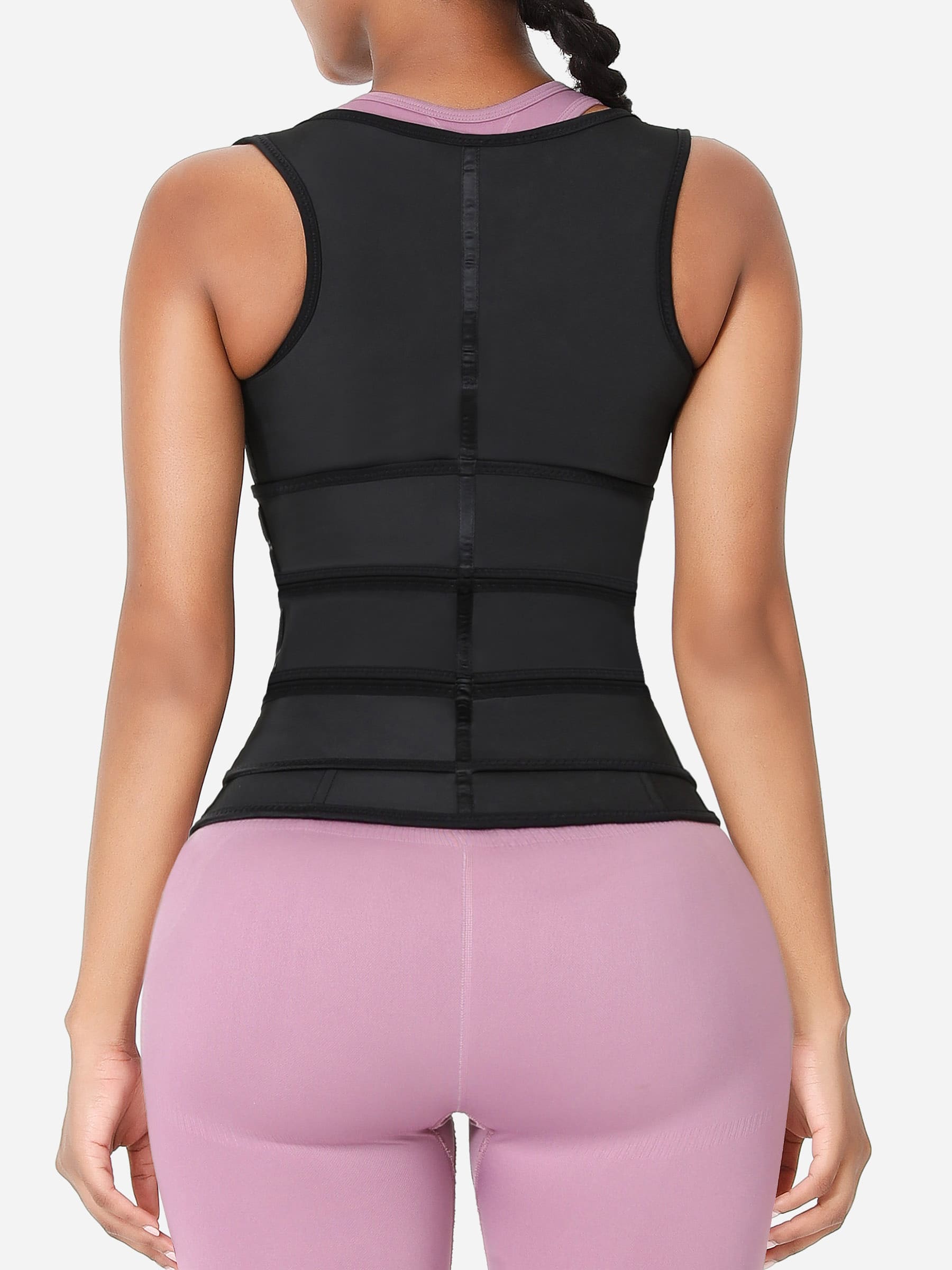Shapevive Triple Belt Rubber Vest Sport Girdle Waist Trainer