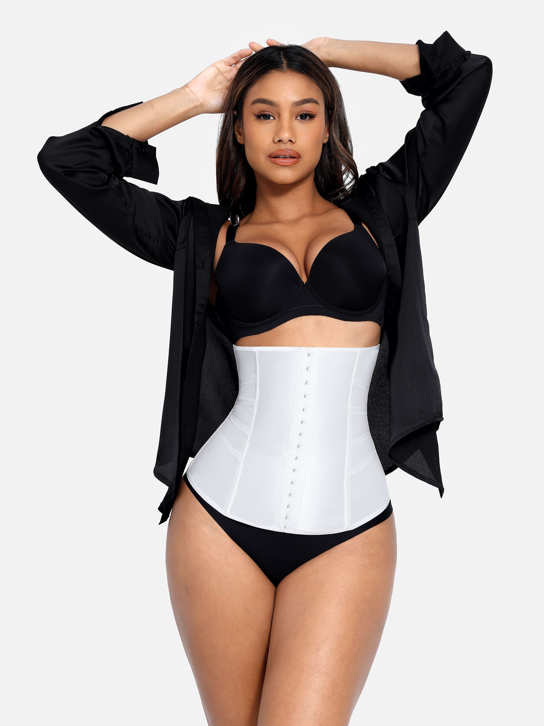 Shapevive Waist Trainer for Women – Mesh Corset Body Shaper with Steel Bones