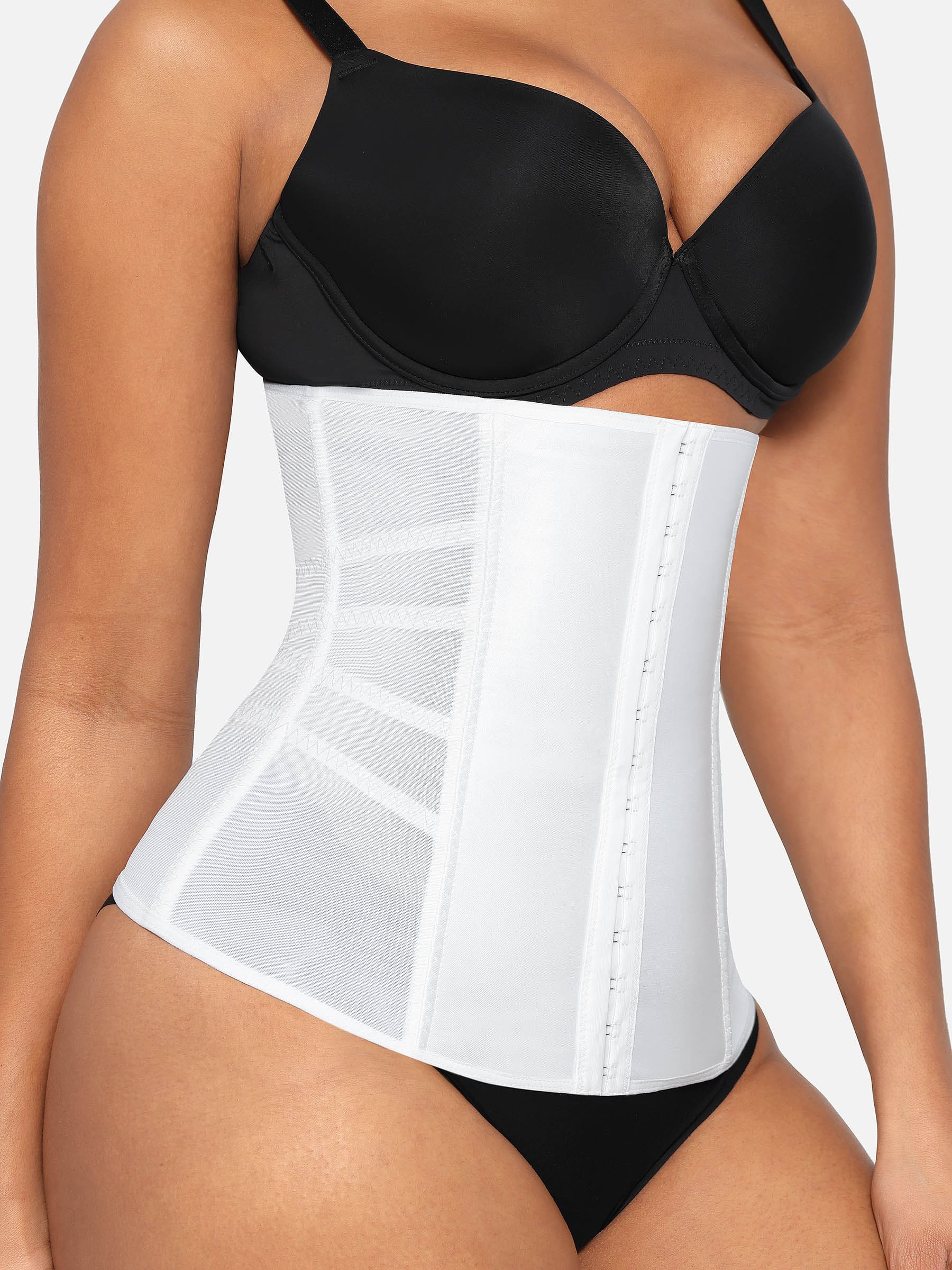 Shapevive Waist Trainer for Women – Mesh Corset Body Shaper with Steel Bones