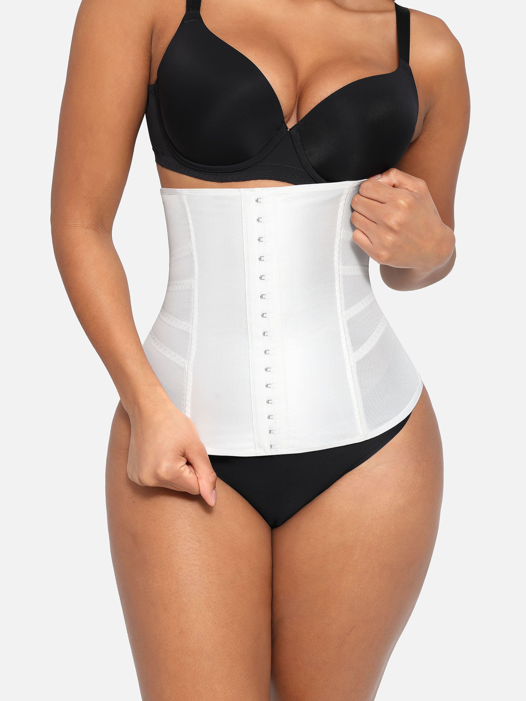 Shapevive Waist Trainer for Women – Mesh Corset Body Shaper with Steel Bones