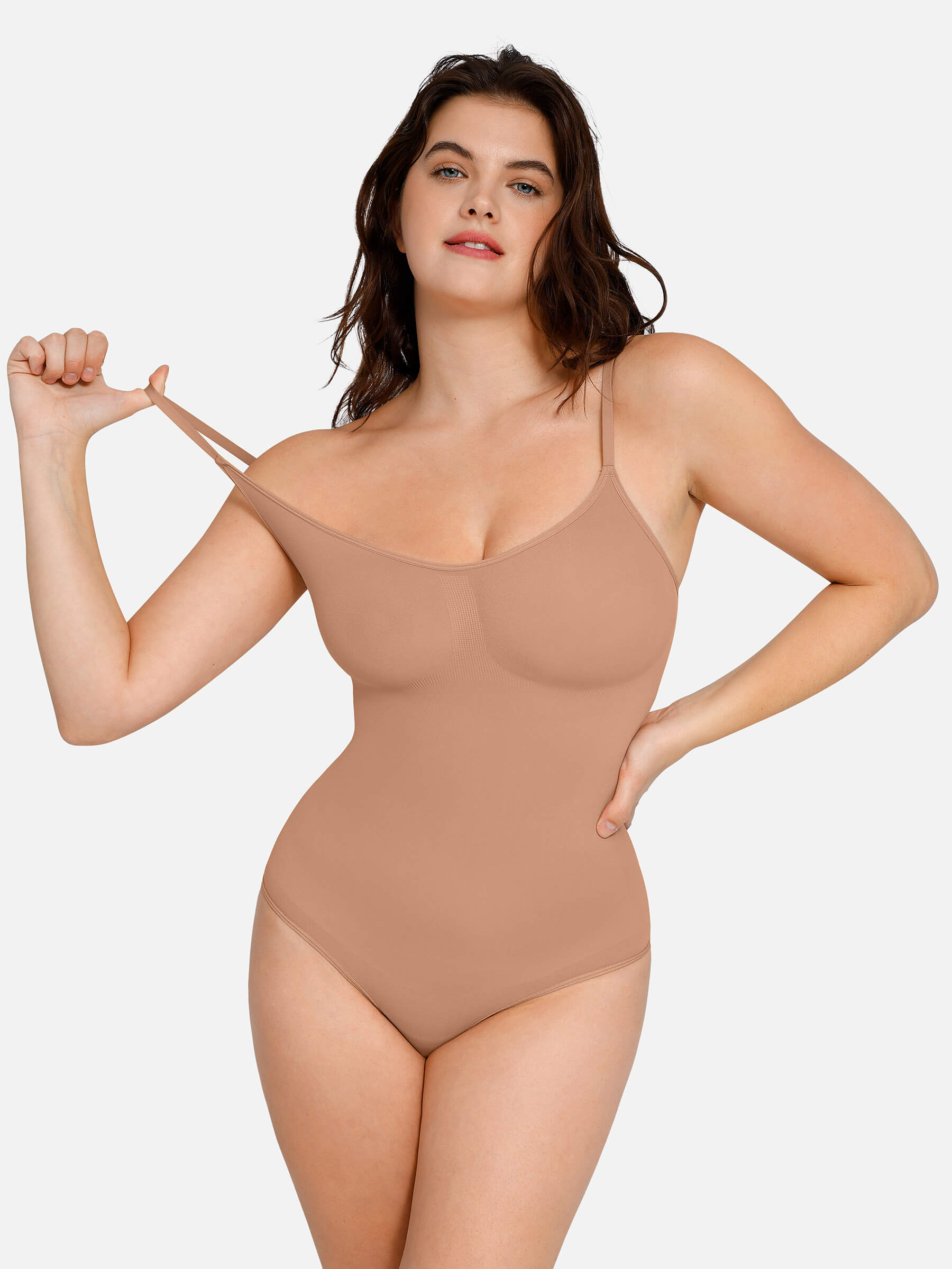 Shapevive Everyday Wear Seamless Thong Bodysuit