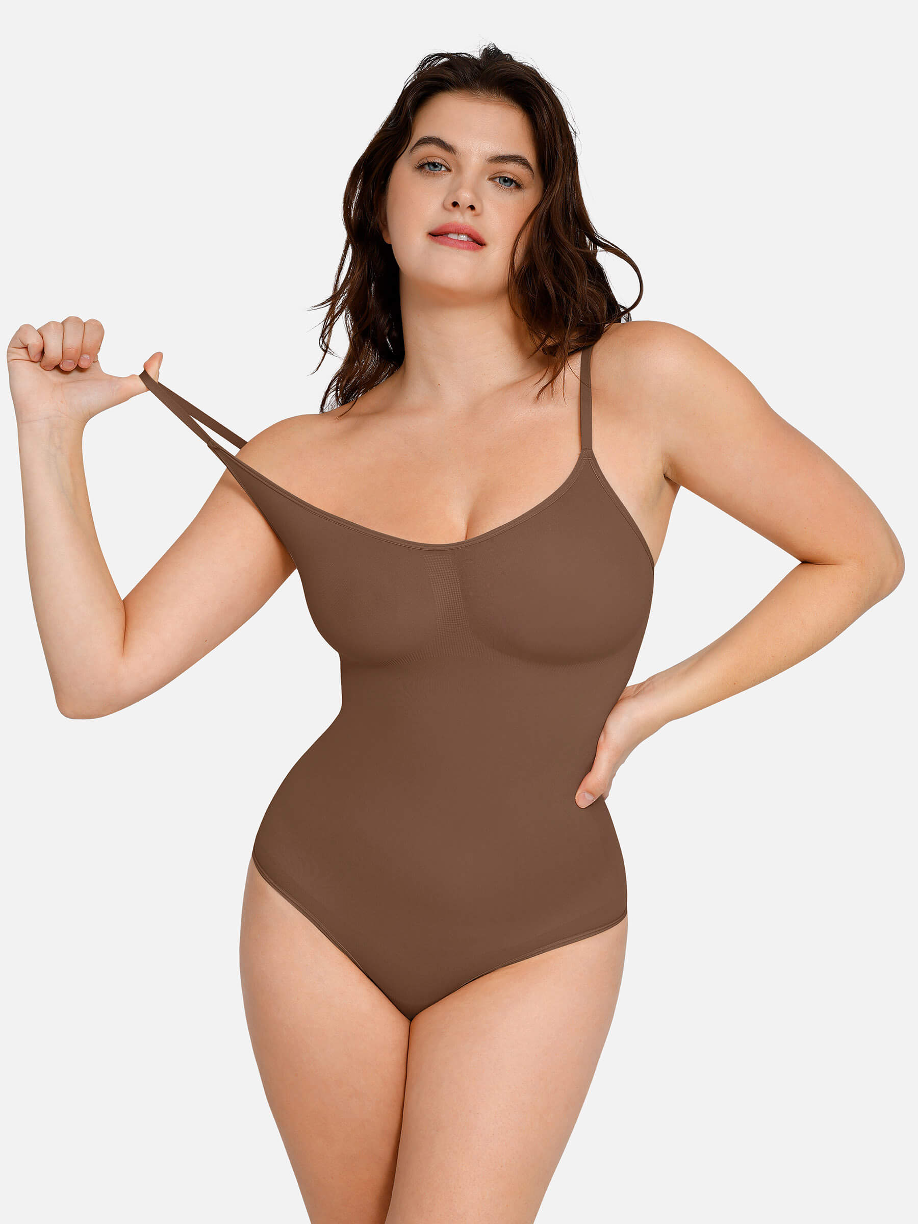 Shapevive Everyday Wear Seamless Thong Bodysuit
