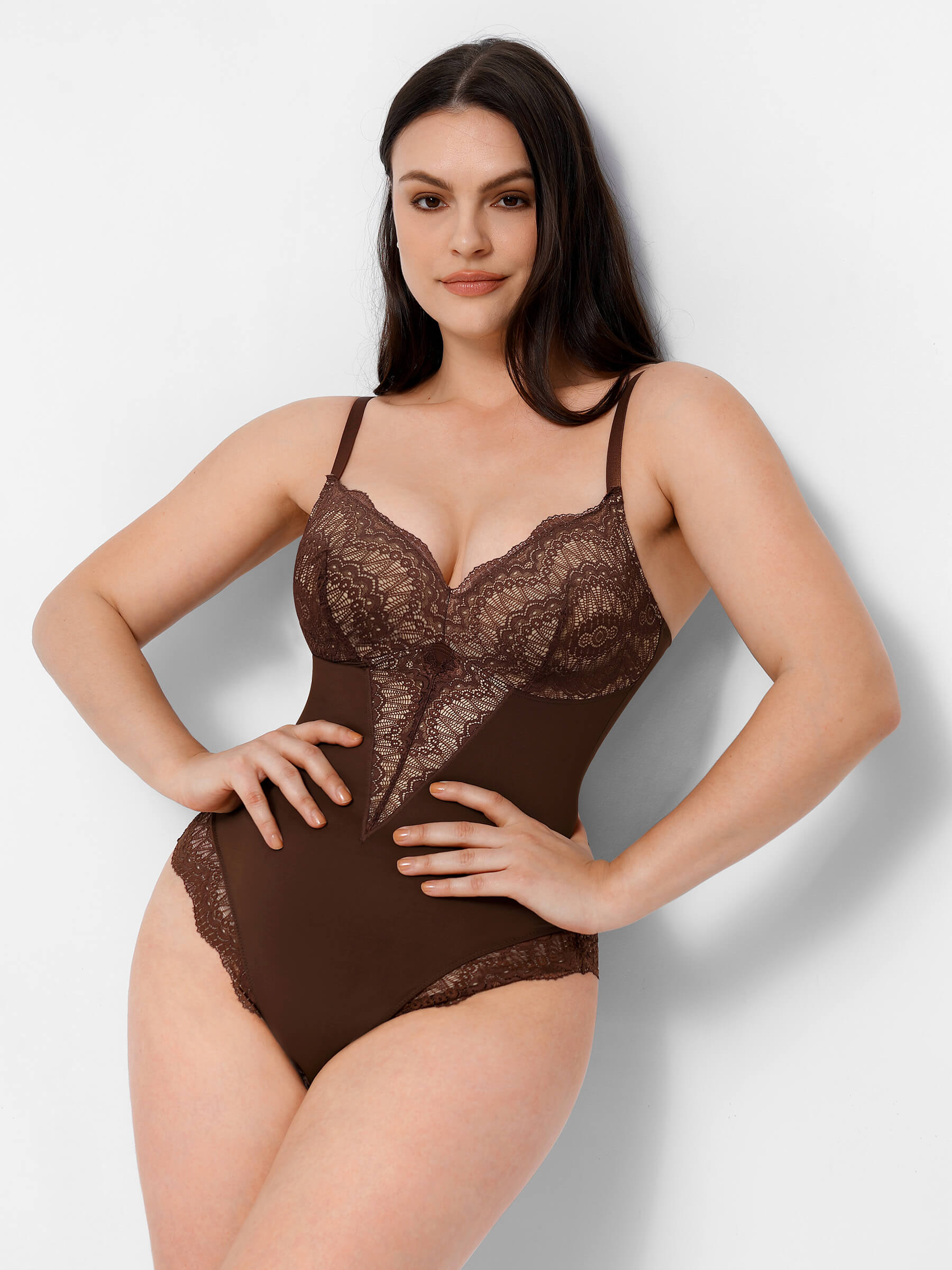 Shapevive Low-back Ultra-versatile Lace Bodysuit