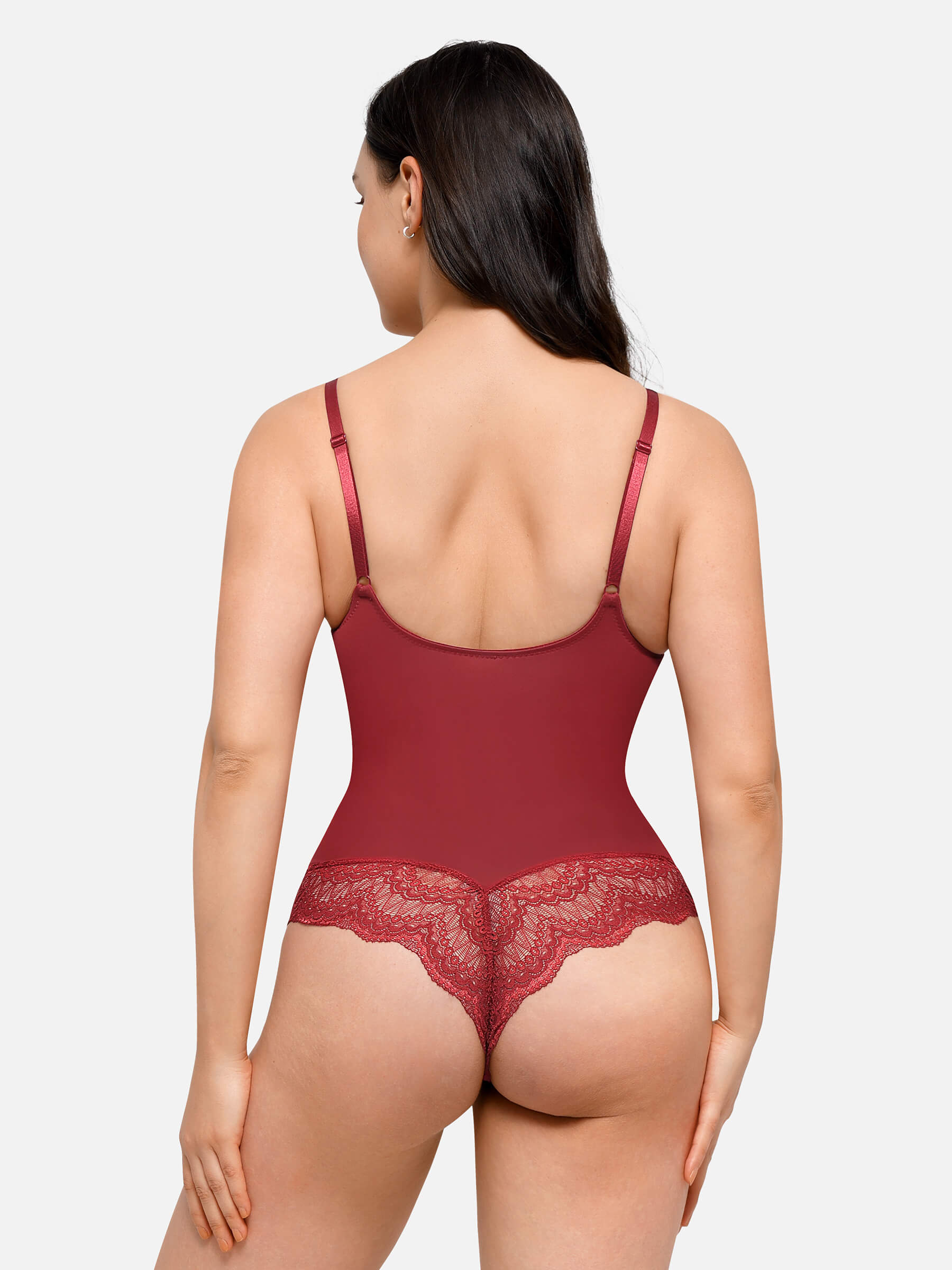 Shapevive Low-back Ultra-versatile Lace Bodysuit