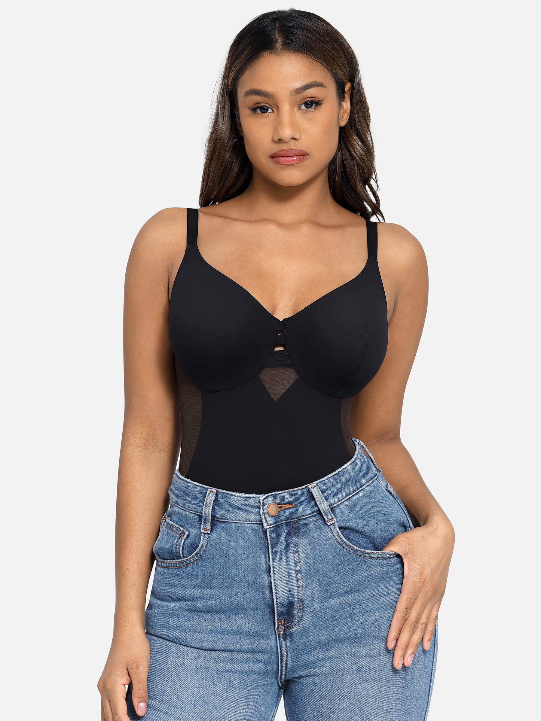 Shapevive Seamless Thigh Control Breast Lift Shapewear