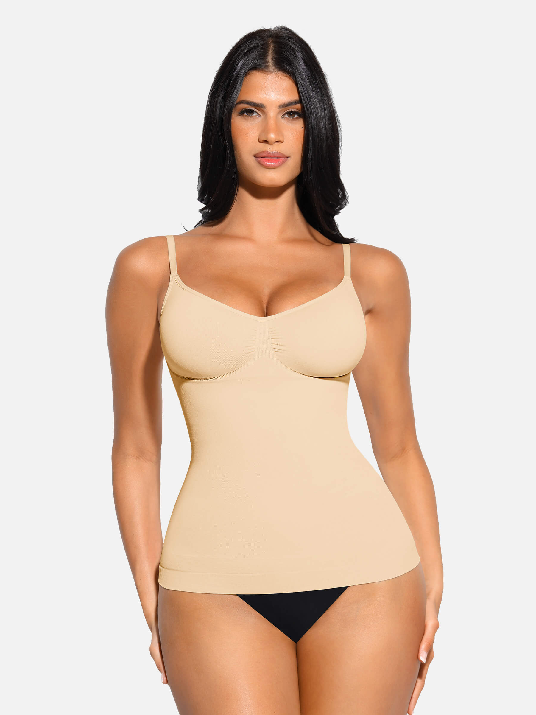 Shapevive 3-Pack Bust Support and Waist Control Shape Tank Top Bundle