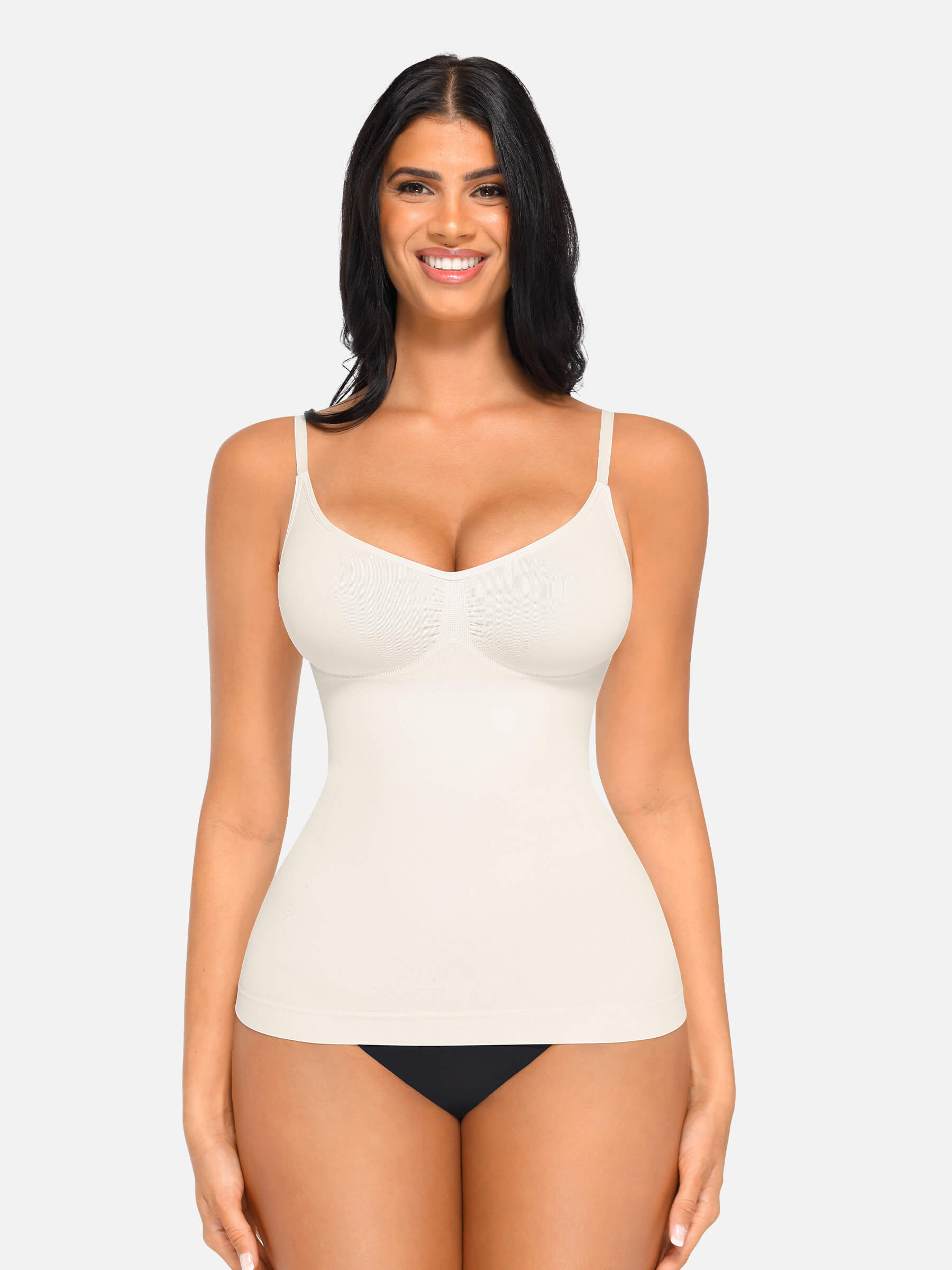 Shapevive 3-Pack Bust Support and Waist Control Shape Tank Top Bundle