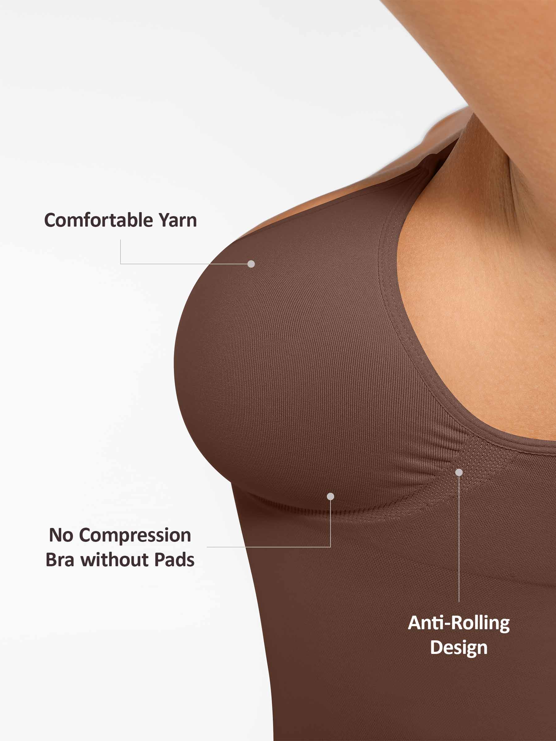 Shapevive Bust Support Waist and Abdomen Control Shape Tank Top Vest