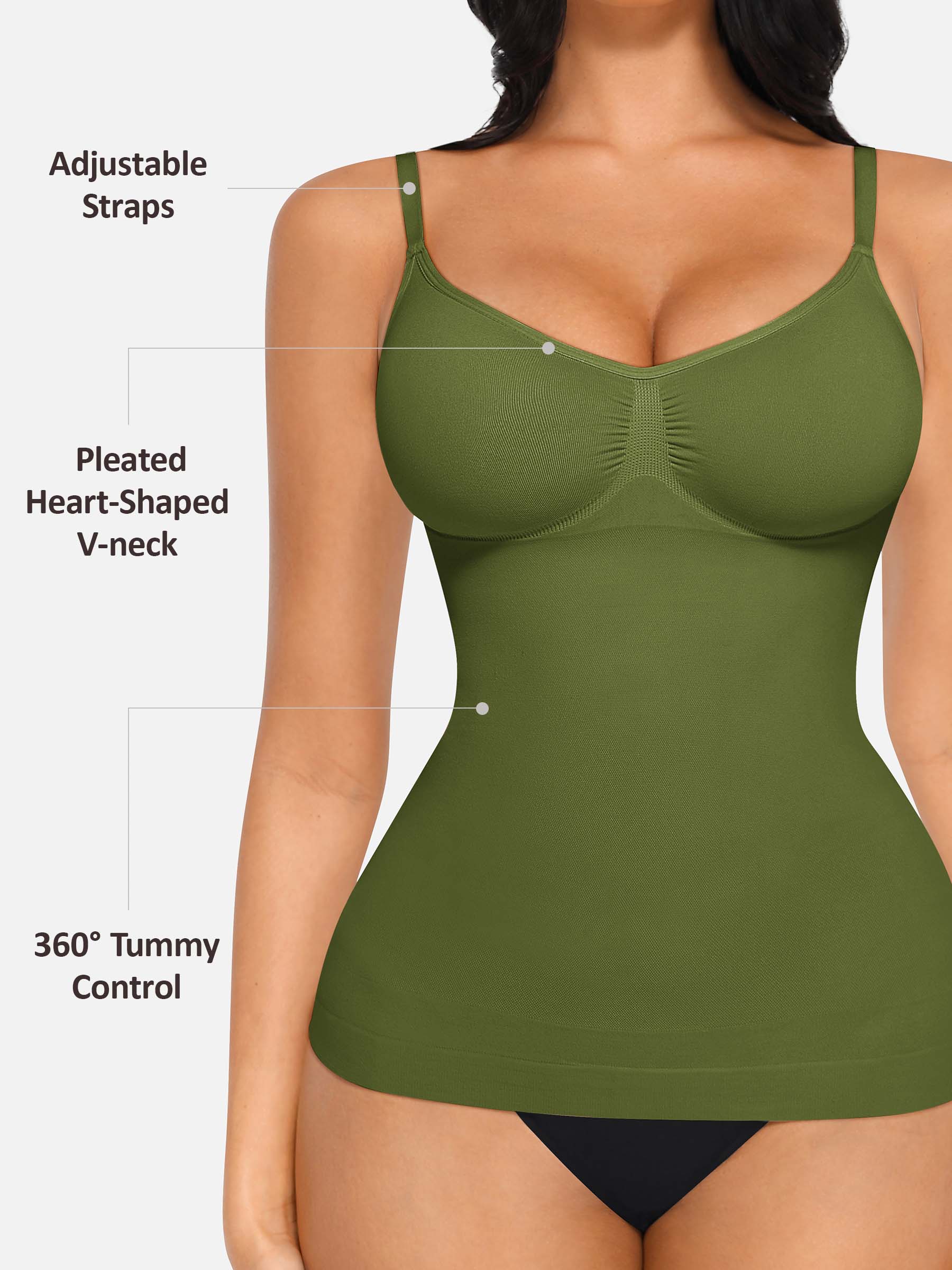 Shapevive Bust Support Waist and Abdomen Control Shape Tank Top Vest