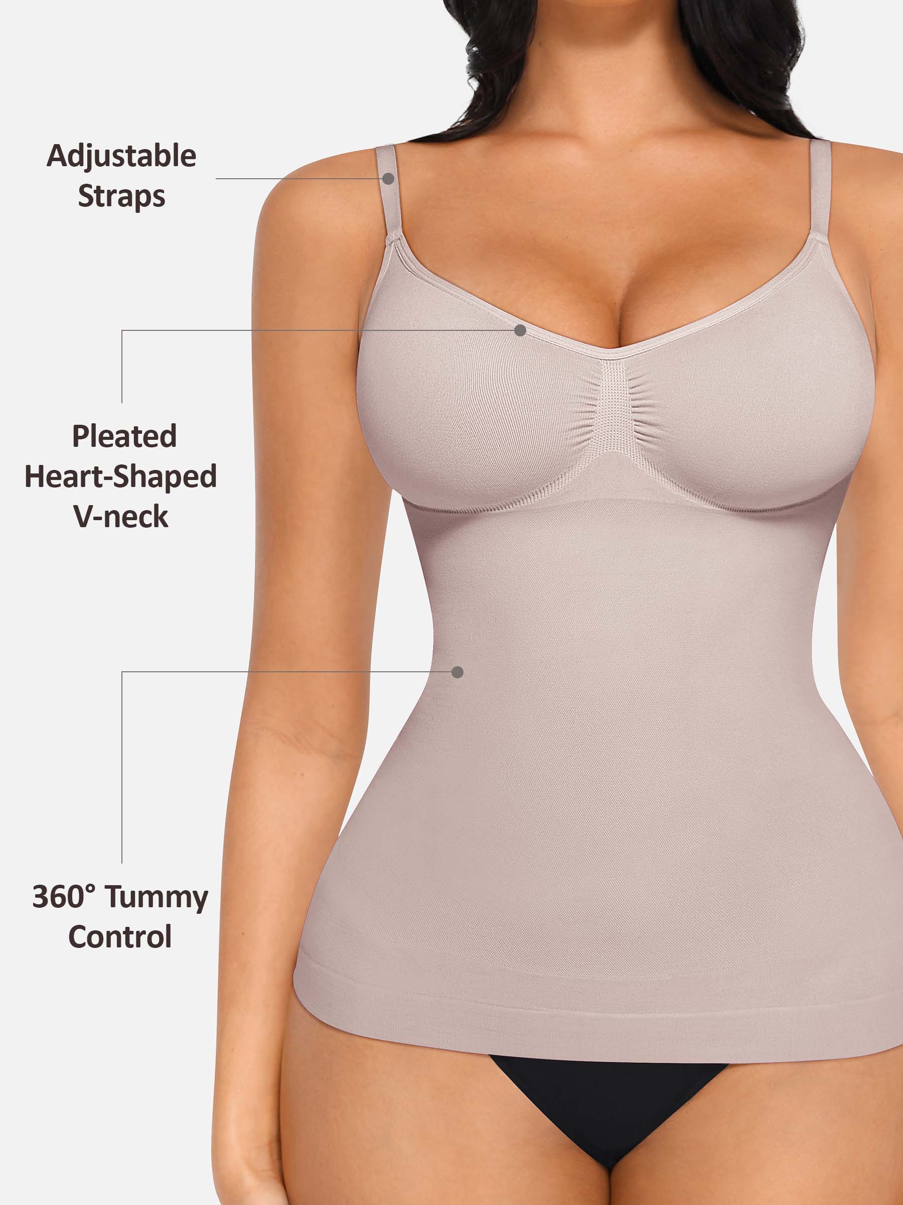 Shapevive Bust Support Waist and Abdomen Control Shape Tank Top Vest