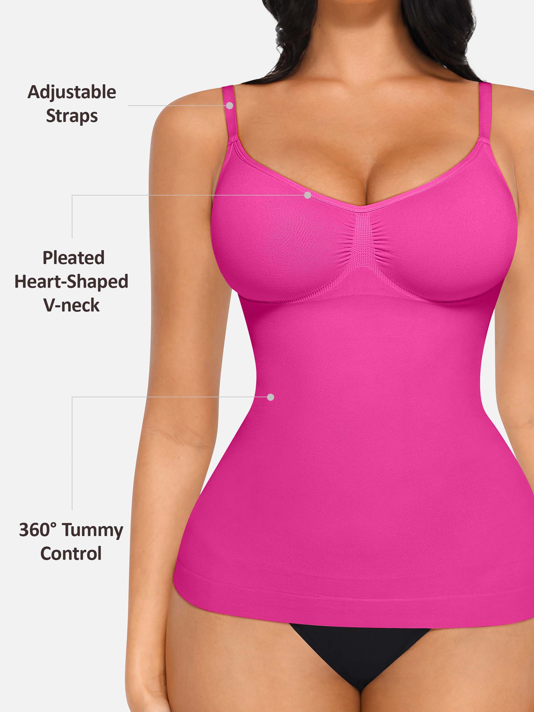Shapevive Bust Support Waist and Abdomen Control Shape Tank Top Vest