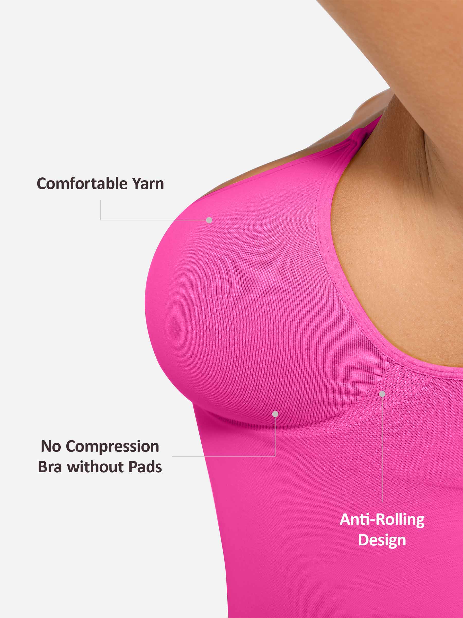 Shapevive Bust Support Waist and Abdomen Control Shape Tank Top Vest