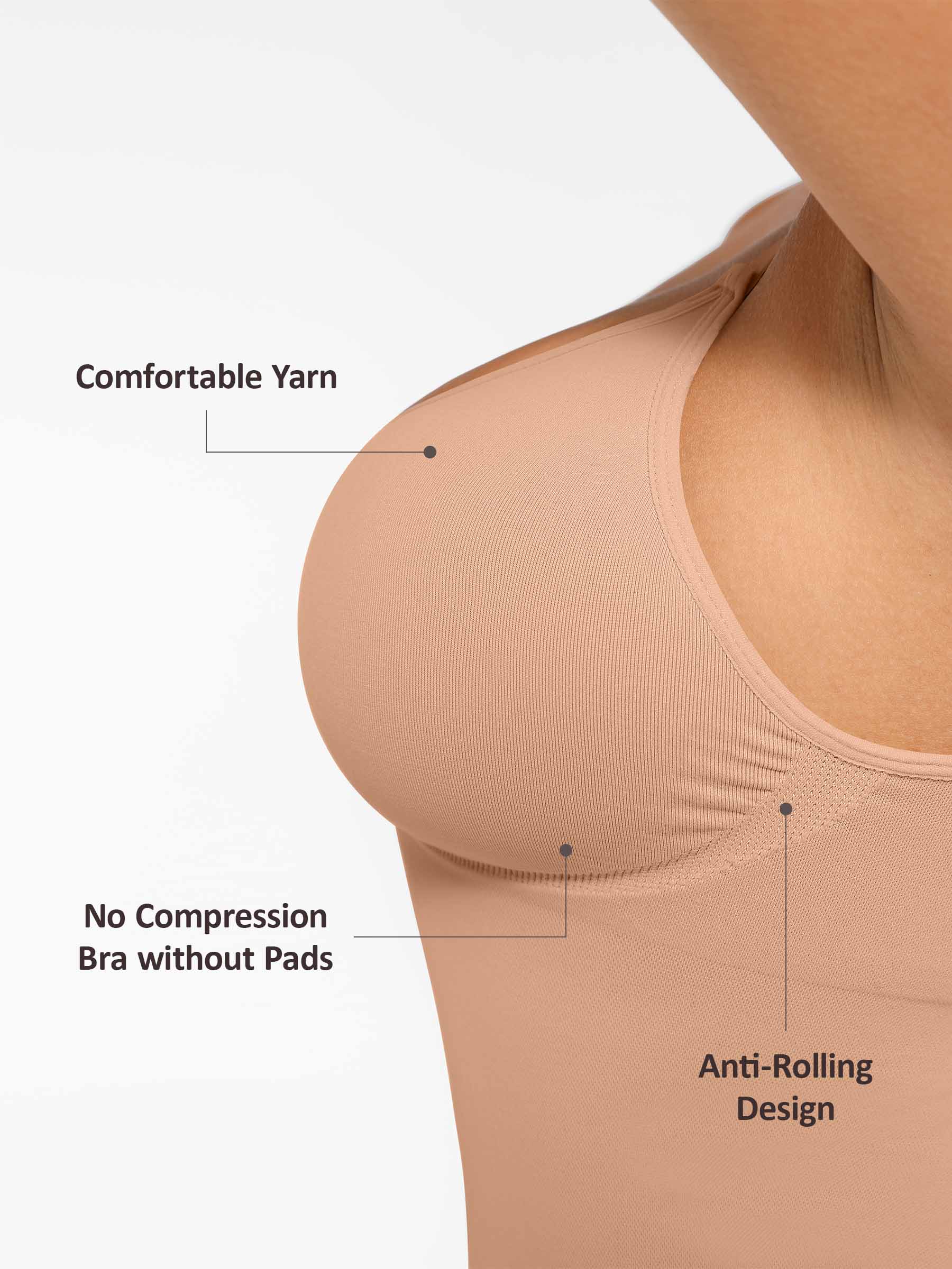 Shapevive Bust Support Waist and Abdomen Control Shape Tank Top Vest