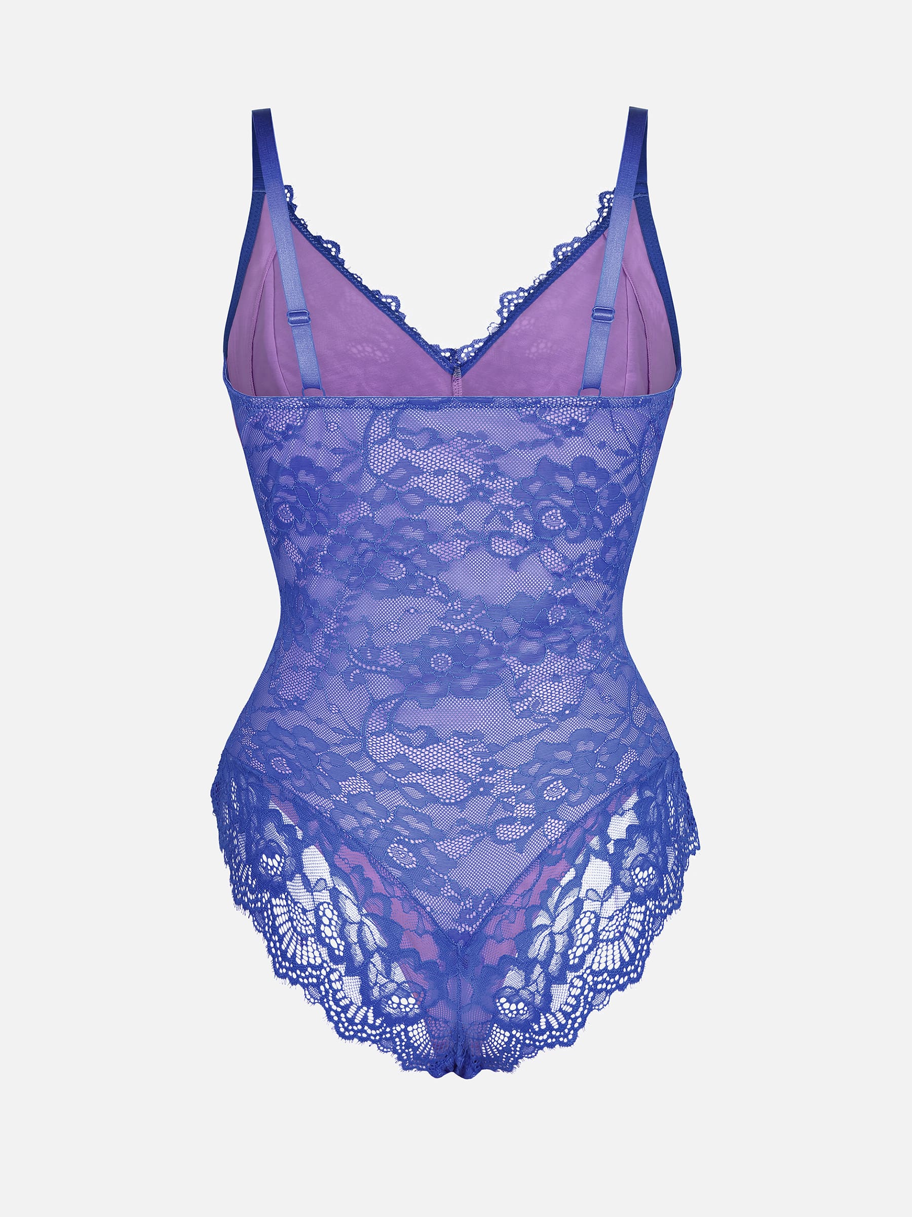 Shapevive Lace V Neck Full Bodysuit Underwear
