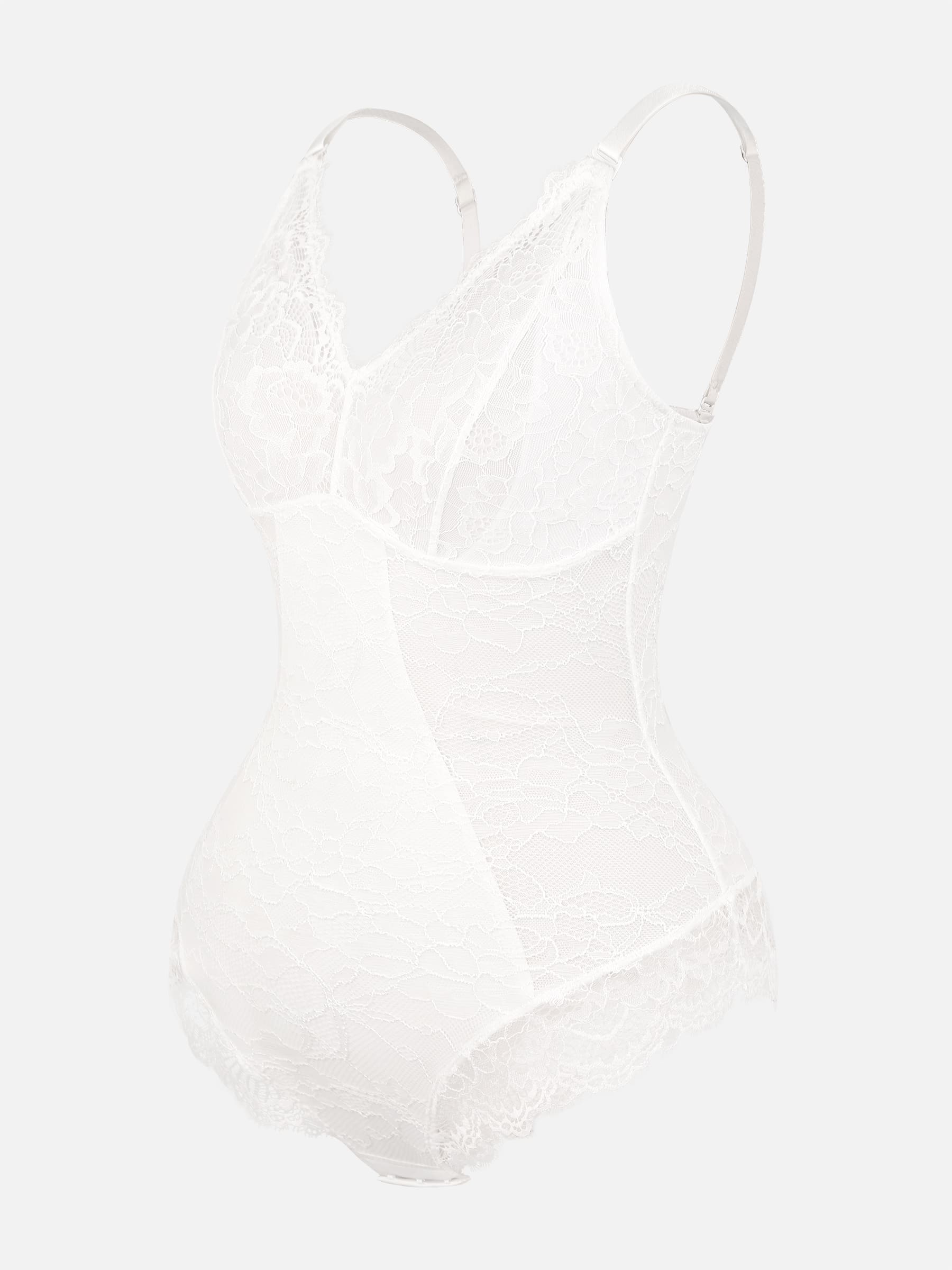 Shapevive Lace V Neck Full Bodysuit