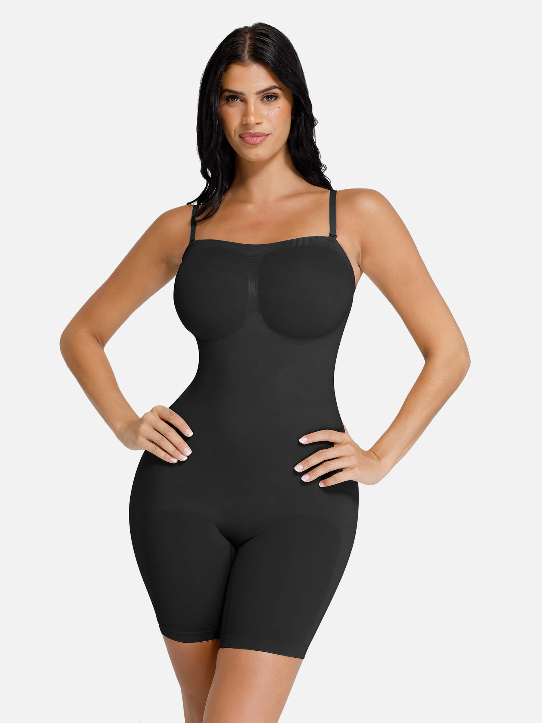 Shapevive Seamless Strapless Bodysuit with Removable Straps