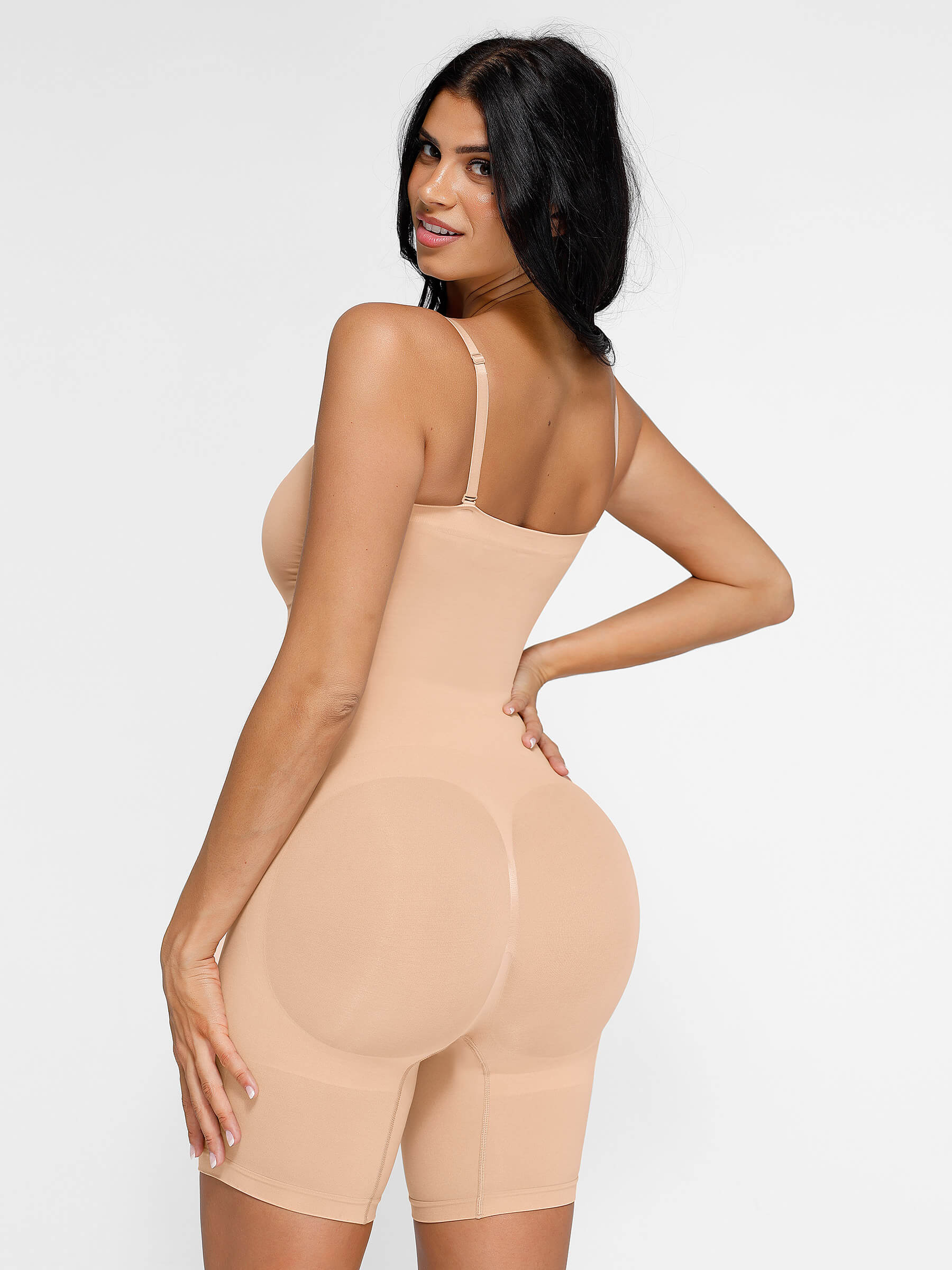 Shapevive Seamless Strapless Bodysuit with Removable Straps