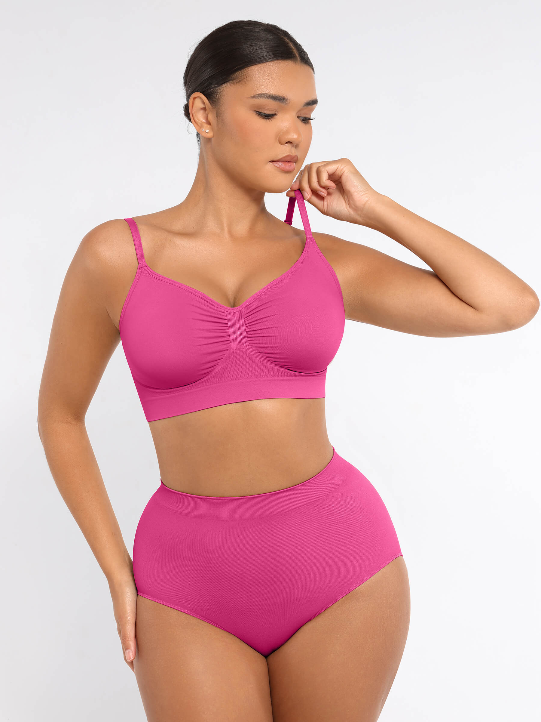Shapevive Wireless Bra & Seamless Tummy Control Brief Set