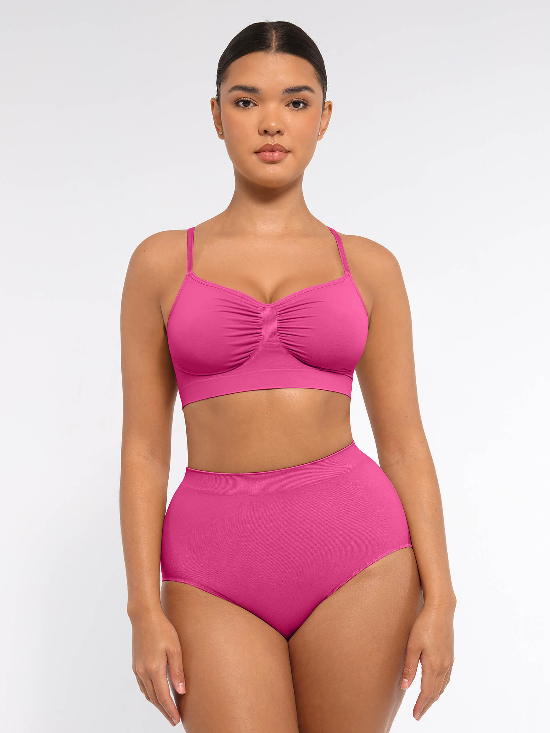 Shapevive Wireless Bra & Seamless Tummy Control Brief Set