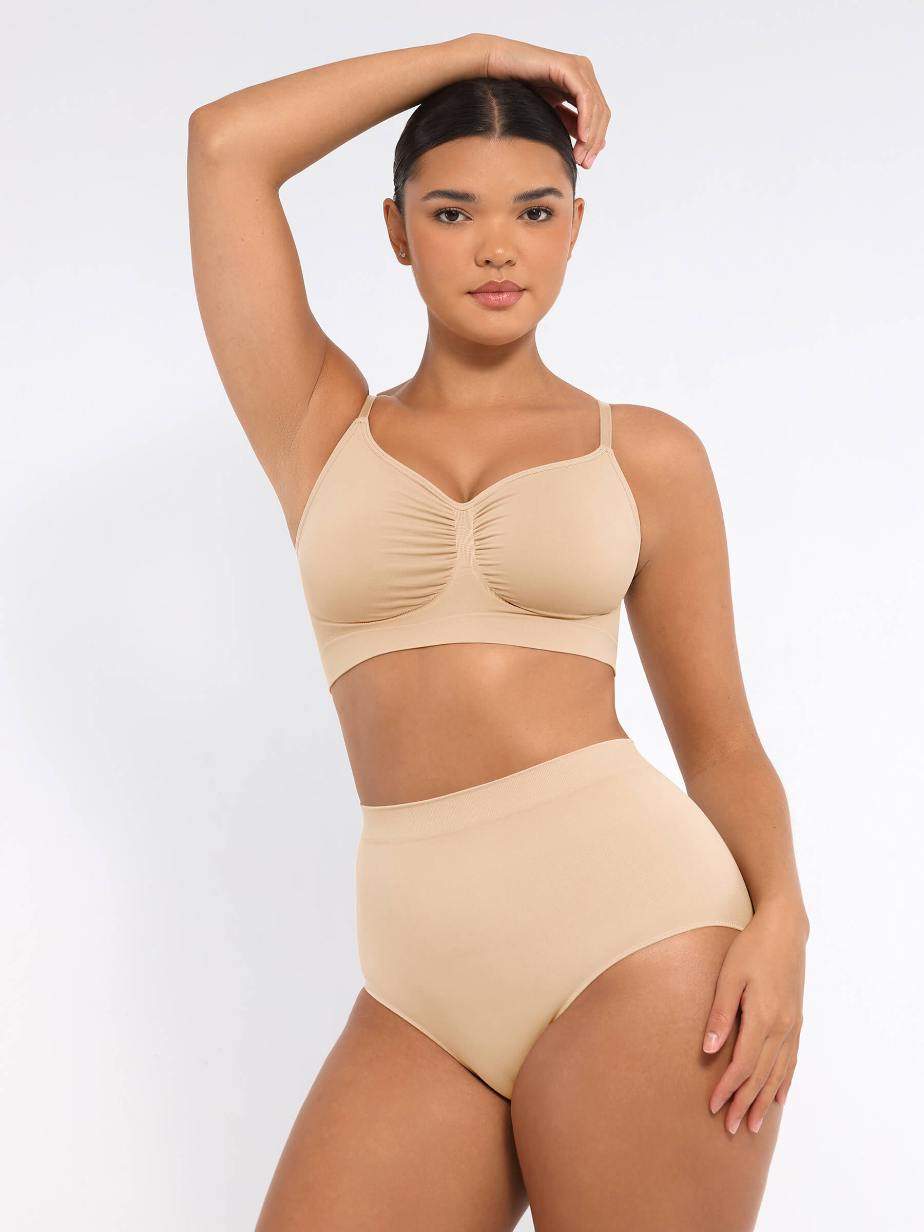 Shapevive Wireless Bra & Seamless Tummy Control Brief Set