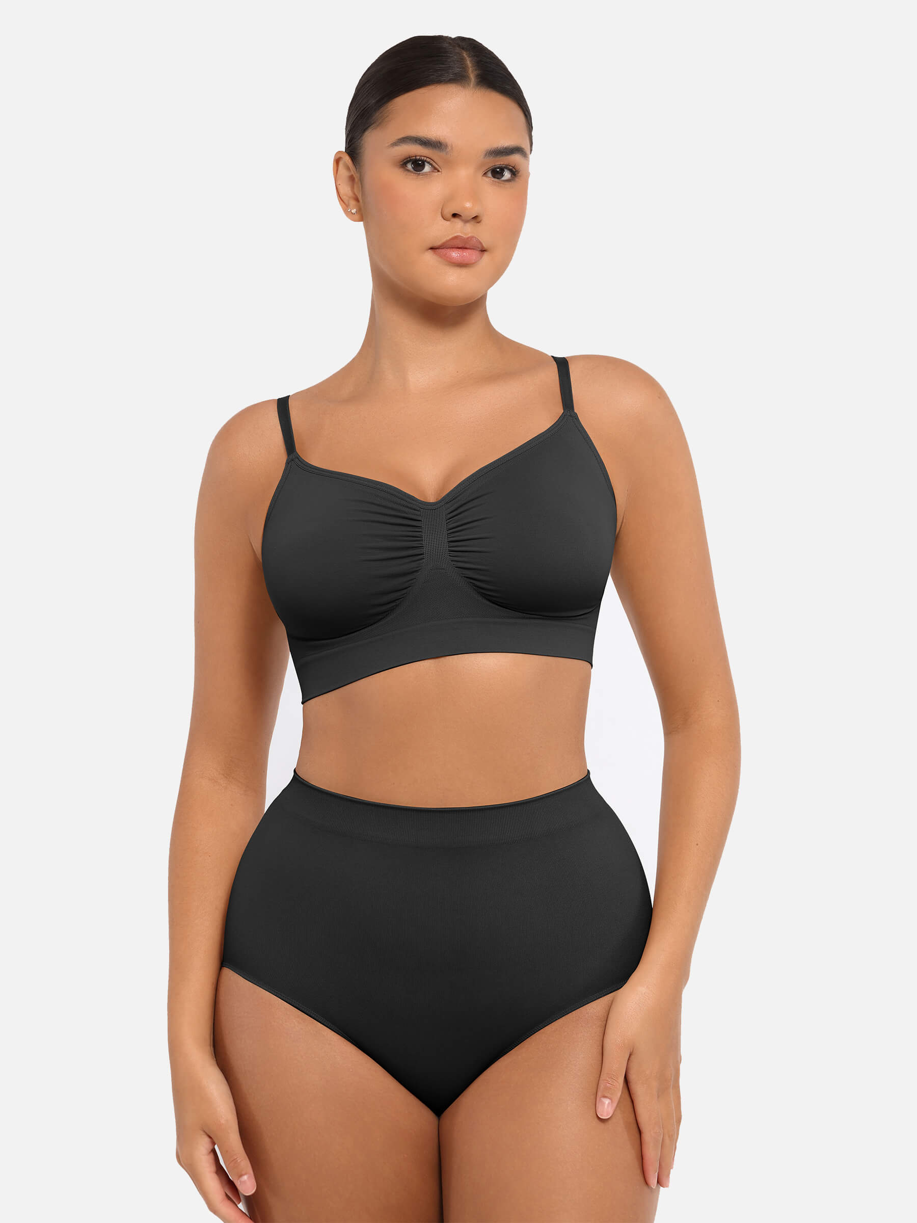 Shapevive Wireless Bra & Seamless Tummy Control Brief Set