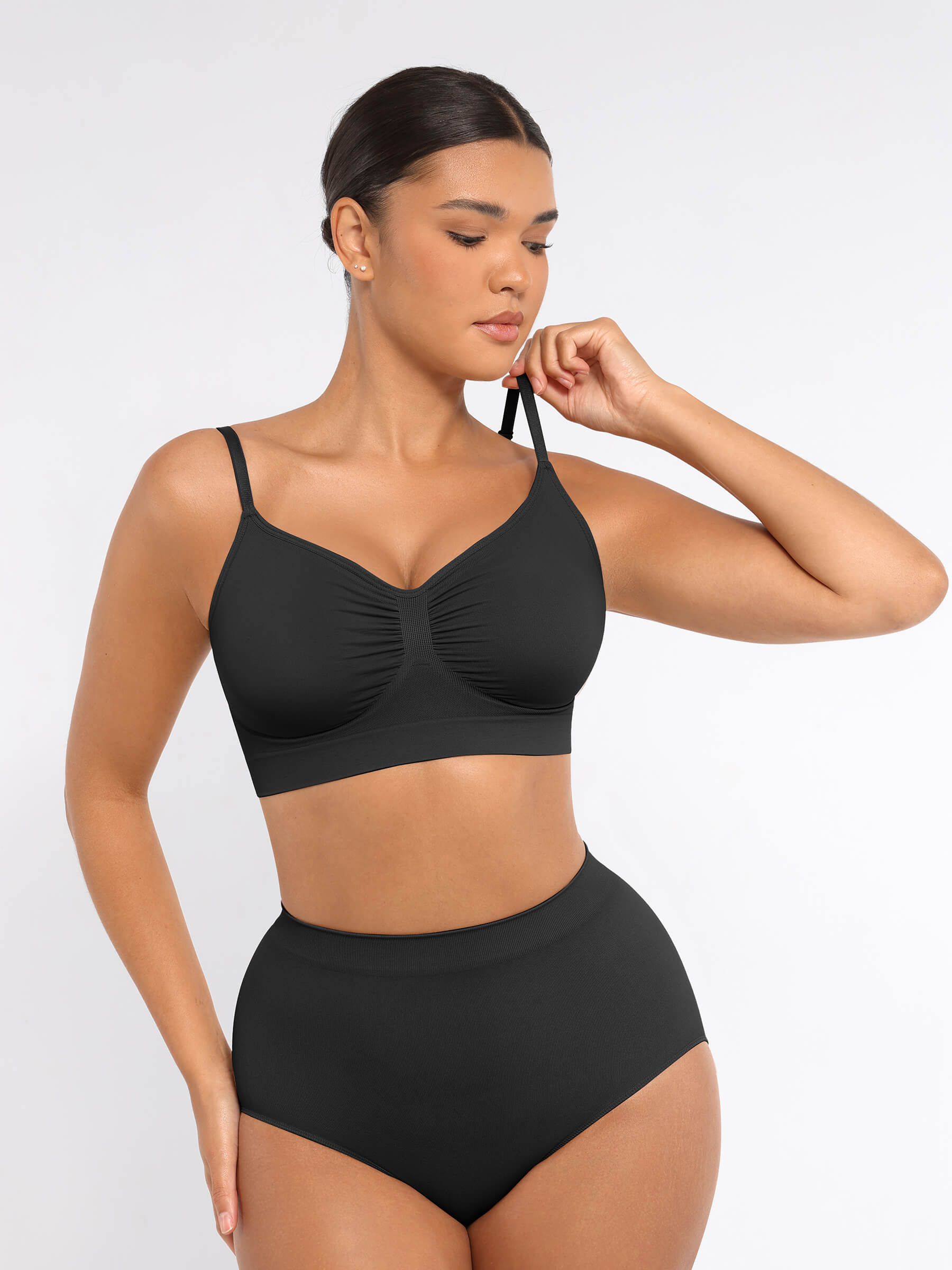 Shapevive Wireless Bra & Seamless Tummy Control Brief Set