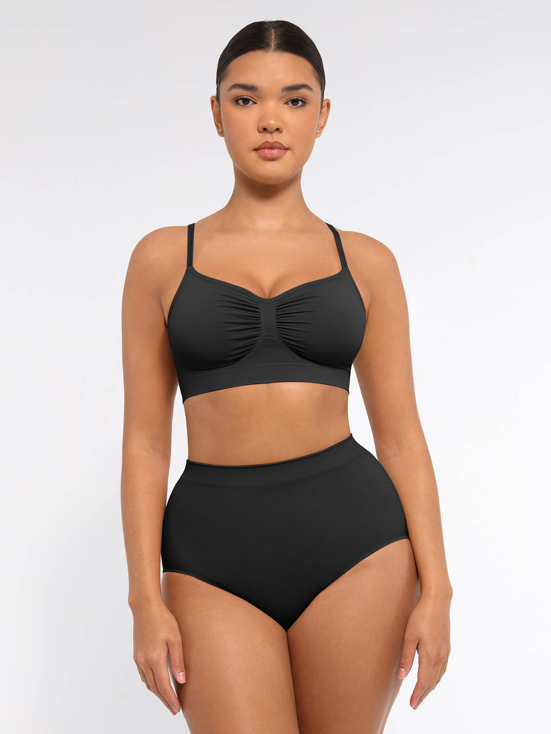 Shapevive Wireless Bra & Seamless Tummy Control Brief Set