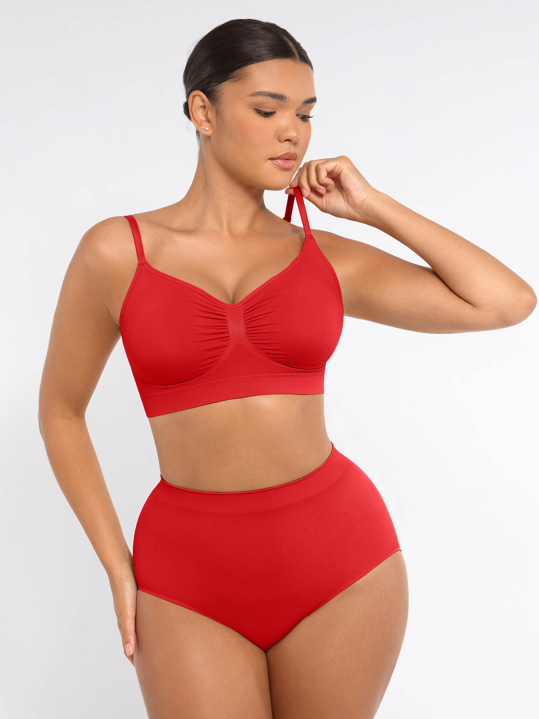 Shapevive Wireless Bra & Seamless Tummy Control Brief Set