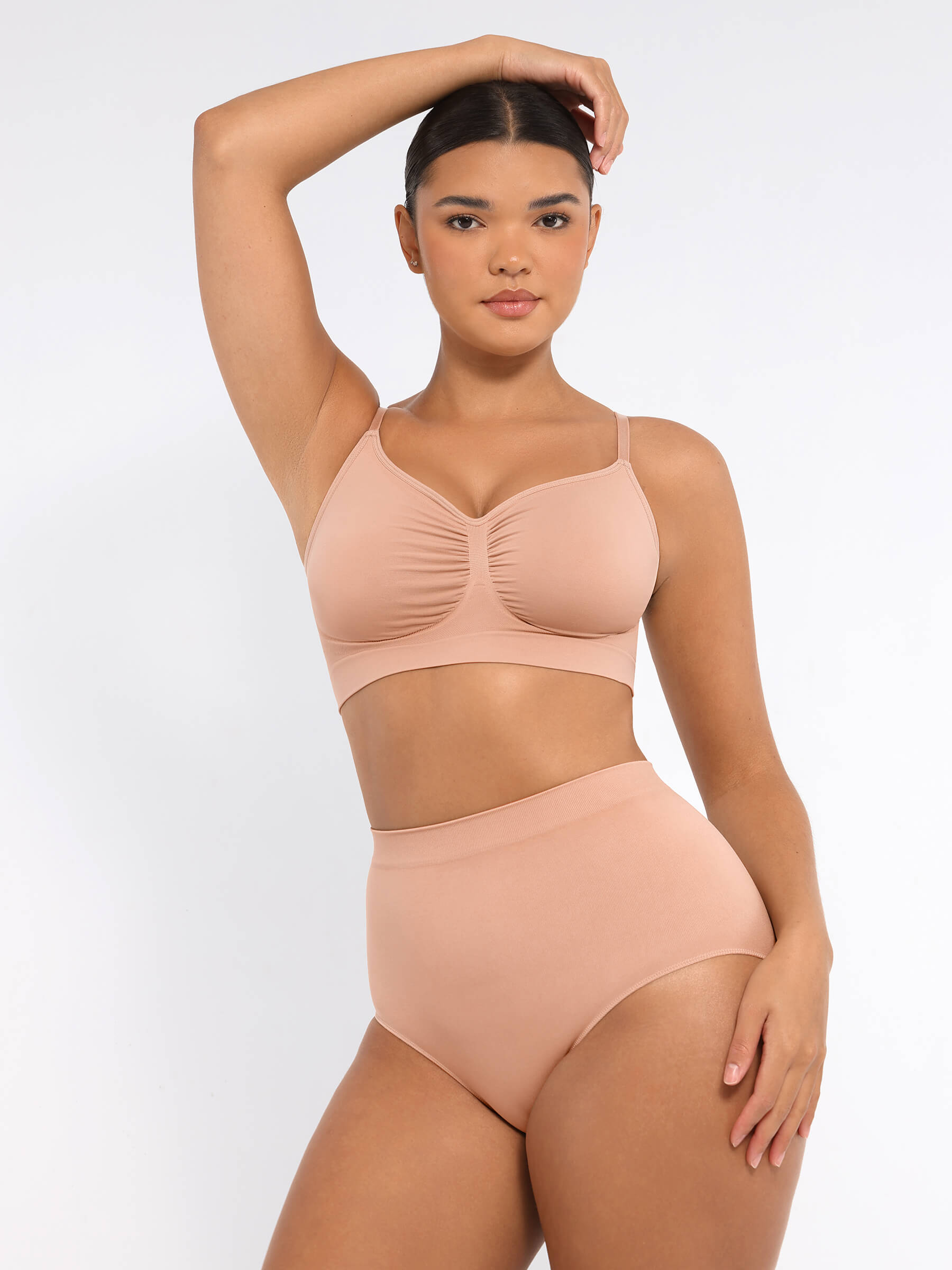 Shapevive Wireless Bra & Seamless Tummy Control Brief Set