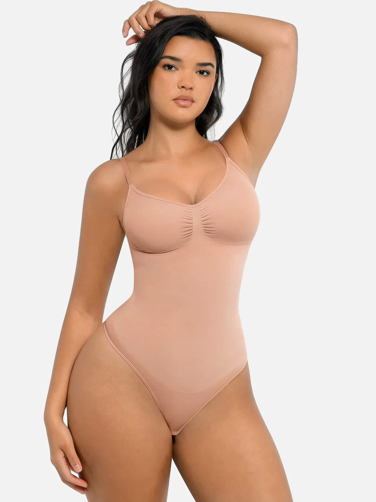 Shapevive Tummy Control Seamless Thong Bodysuit