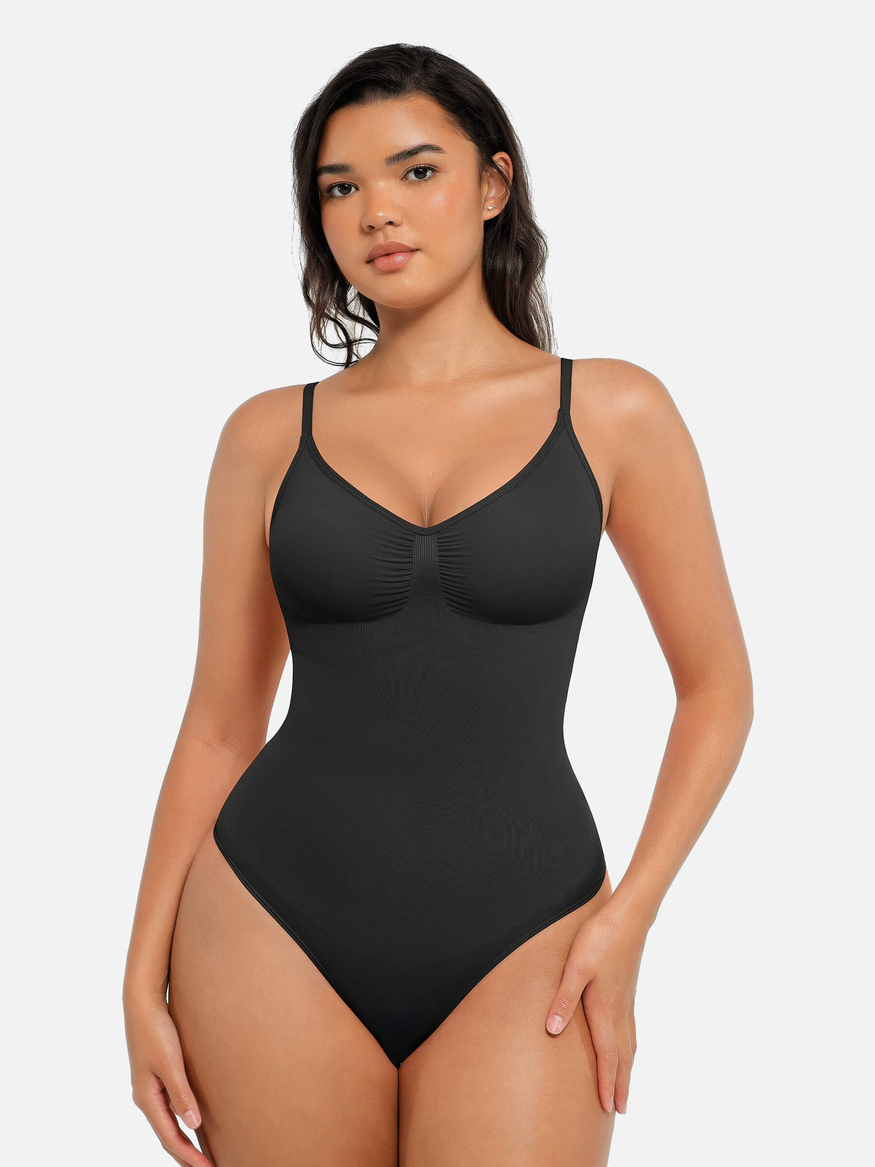 Shapevive 3-Pack Tummy Control Seamless Bodysuit Bundle