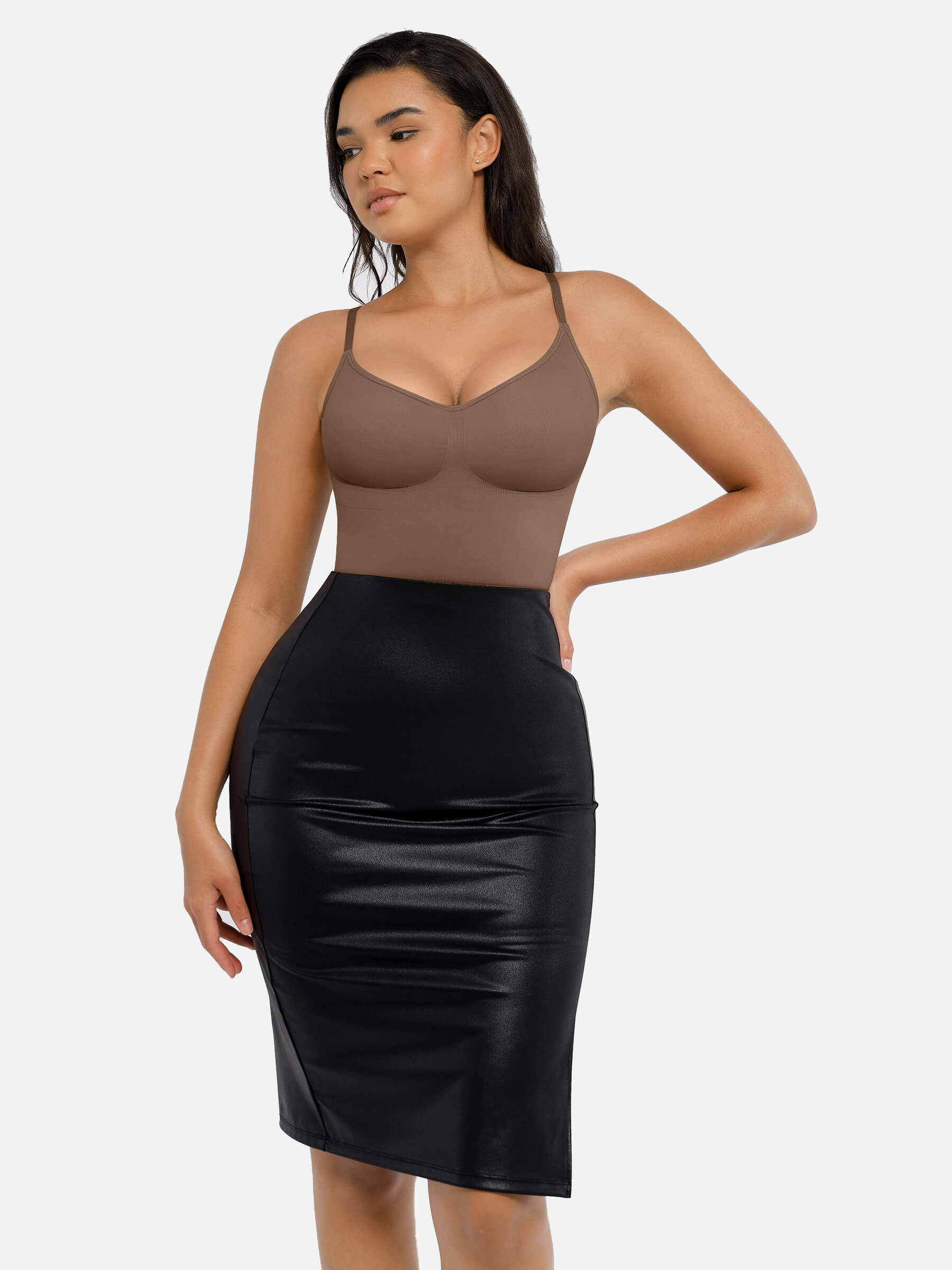 Shapevive Tummy Control Seamless Thong Bodysuit