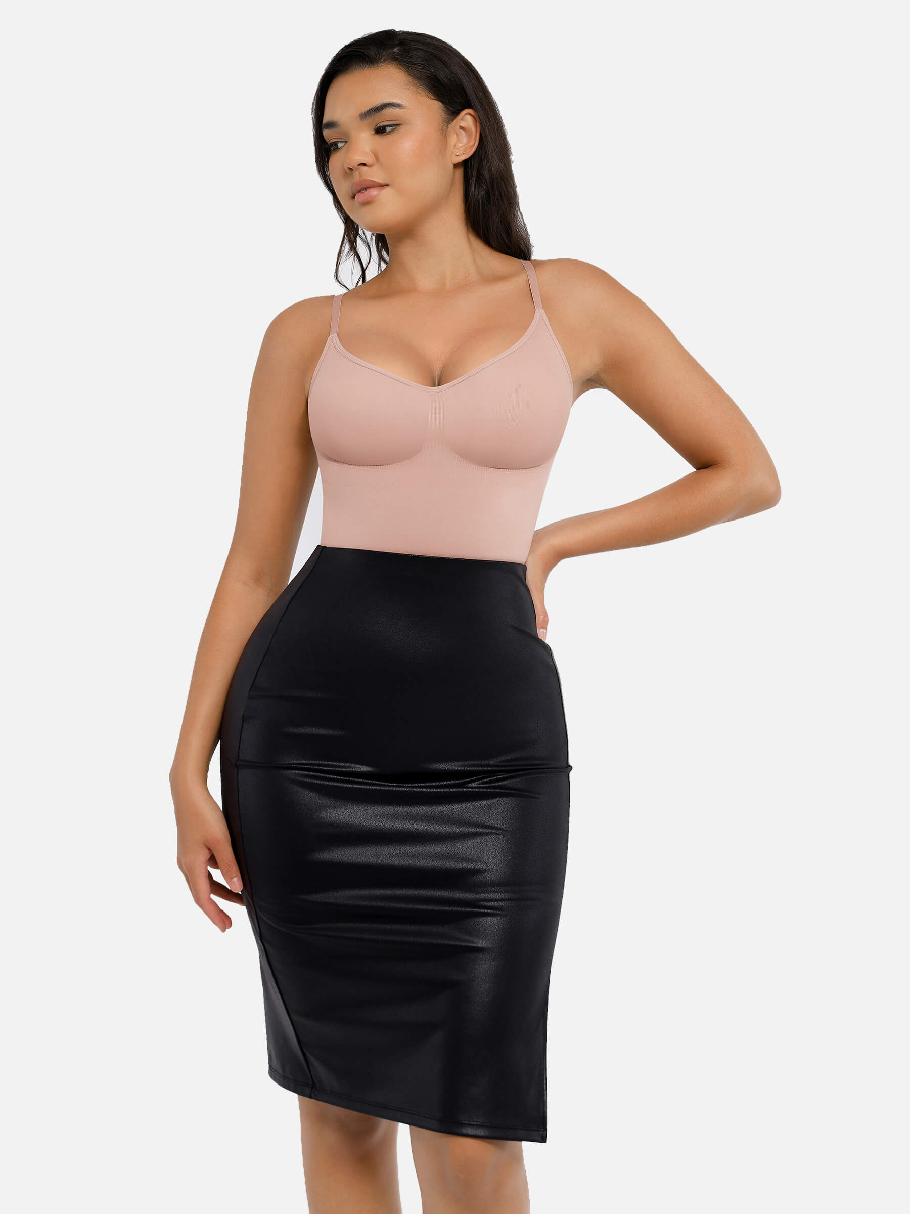Shapevive Tummy Control Seamless Thong Bodysuit