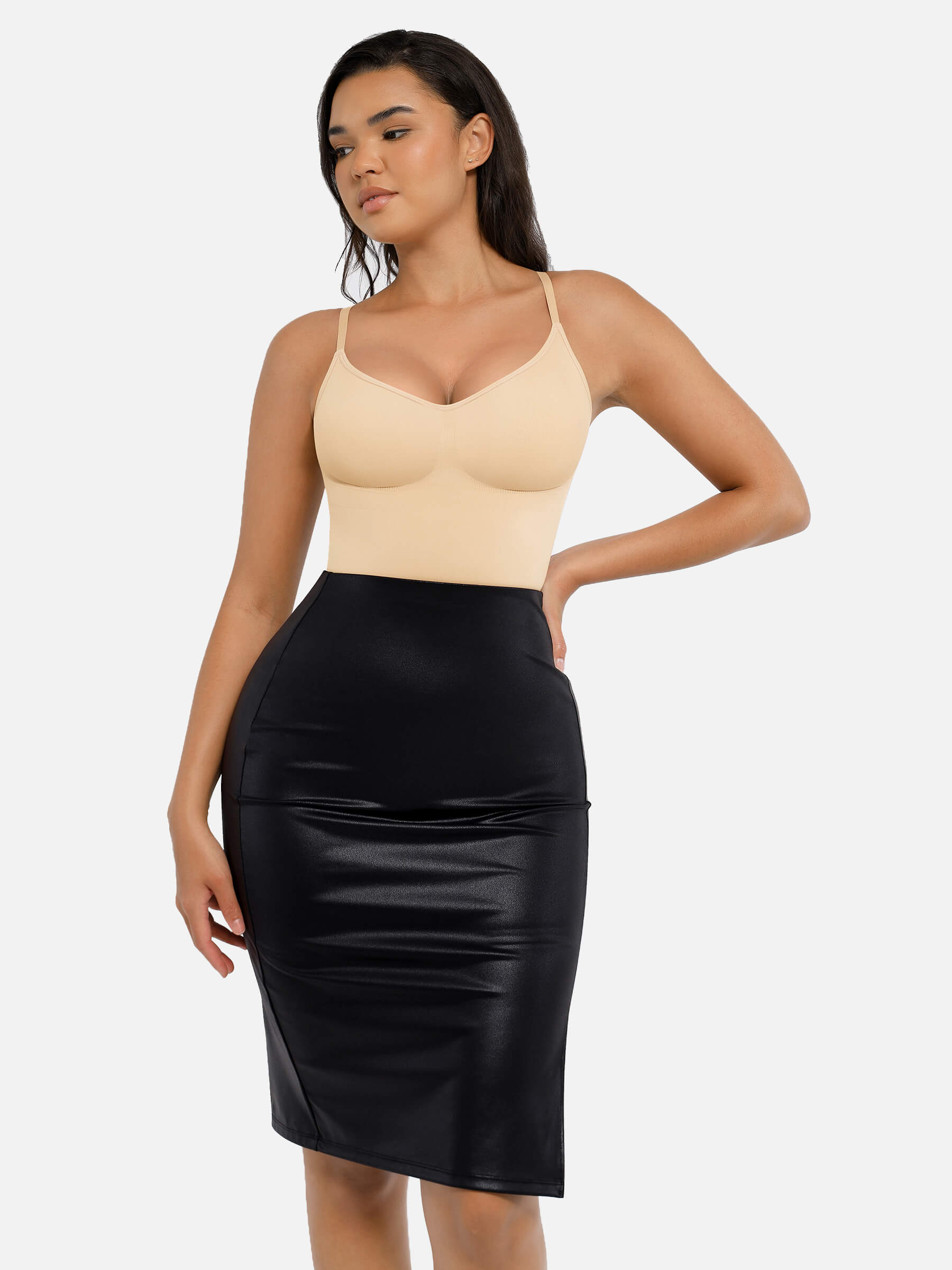 Shapevive Tummy Control Seamless Thong Bodysuit