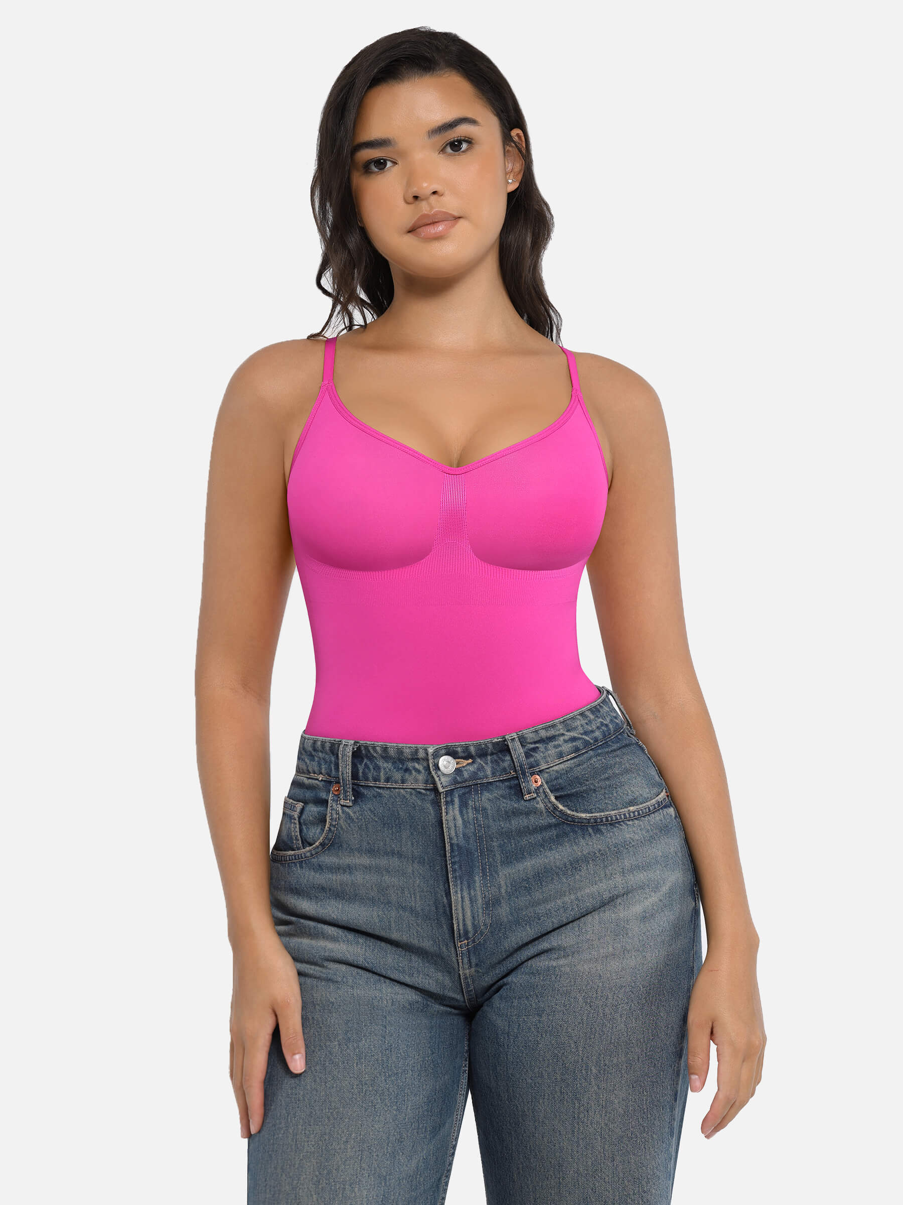 Shapevive Tummy Control Seamless Thong Bodysuit